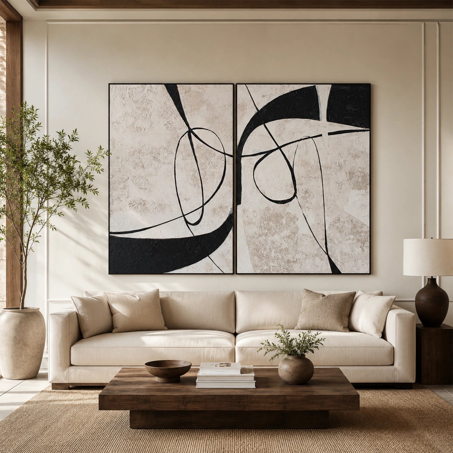 Wabi Sabi Wall Art Set of 2 # WS459