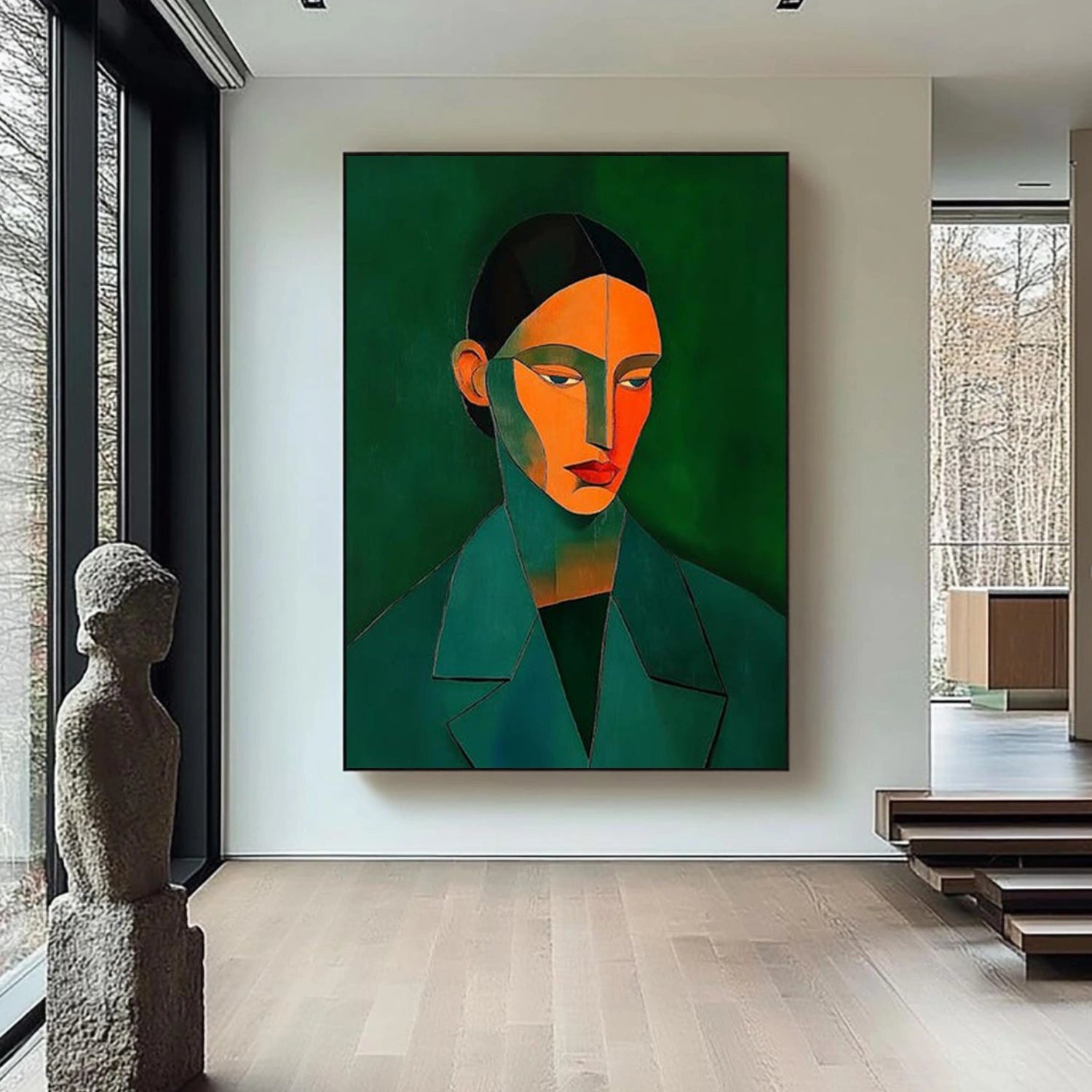 Abstract Portrait Wall Art # PT048