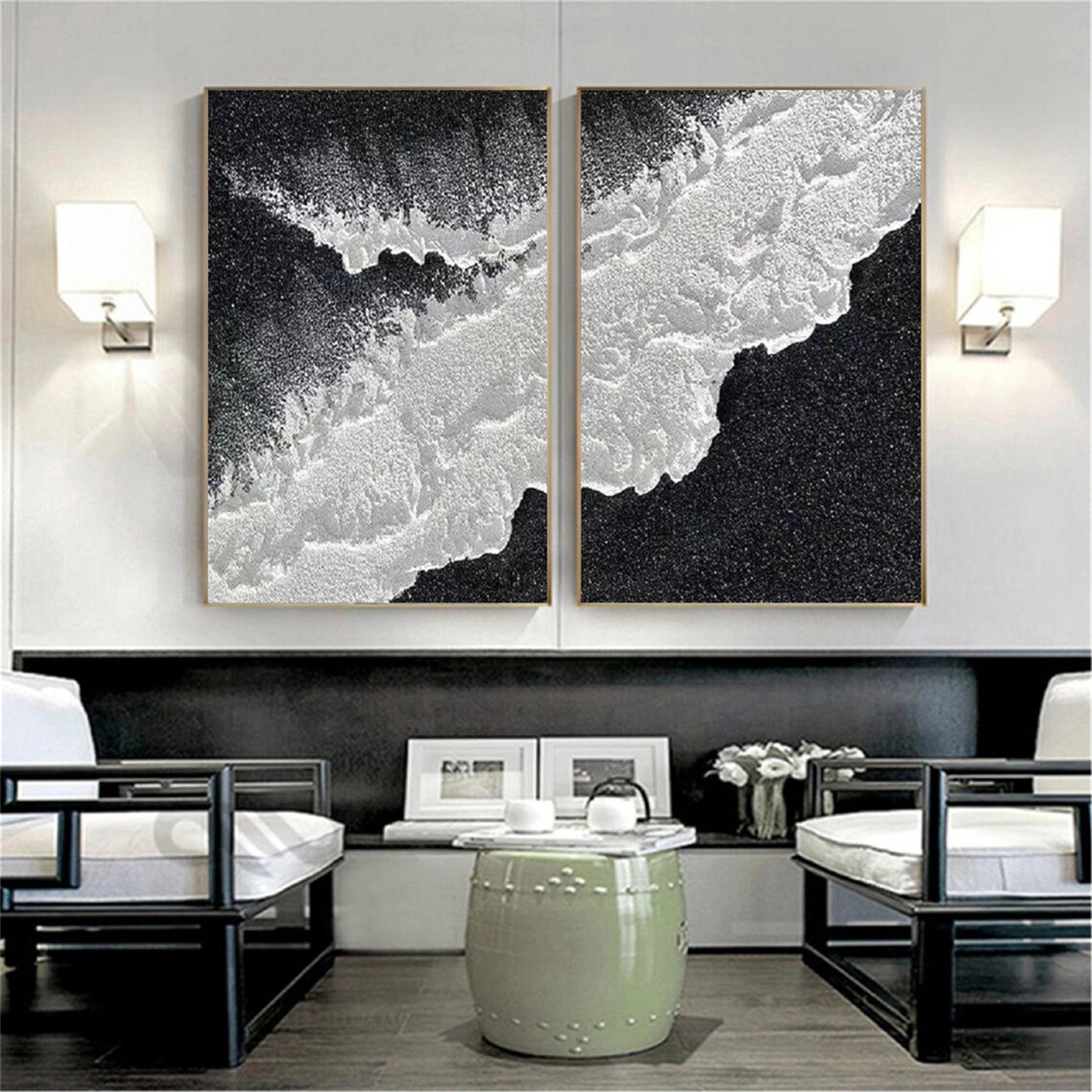 Ocean And Sky Painting Set of 2#OS 112