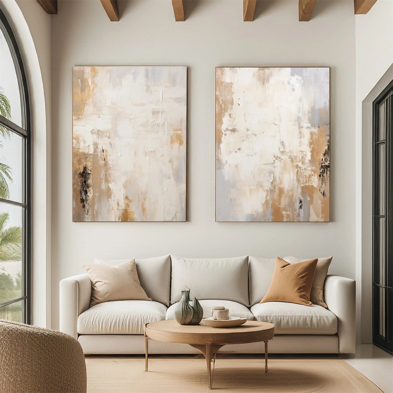 Abstract Set of 2 Wall Art #AB 586