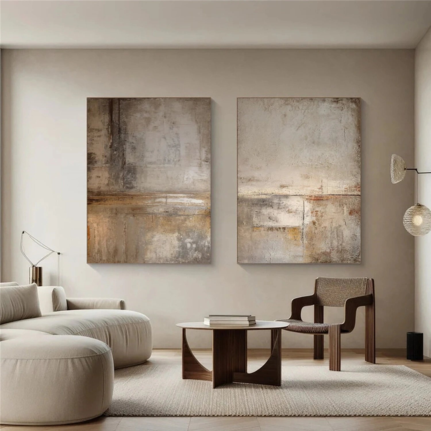 Abstract Wall Art Set of 2 #AB612