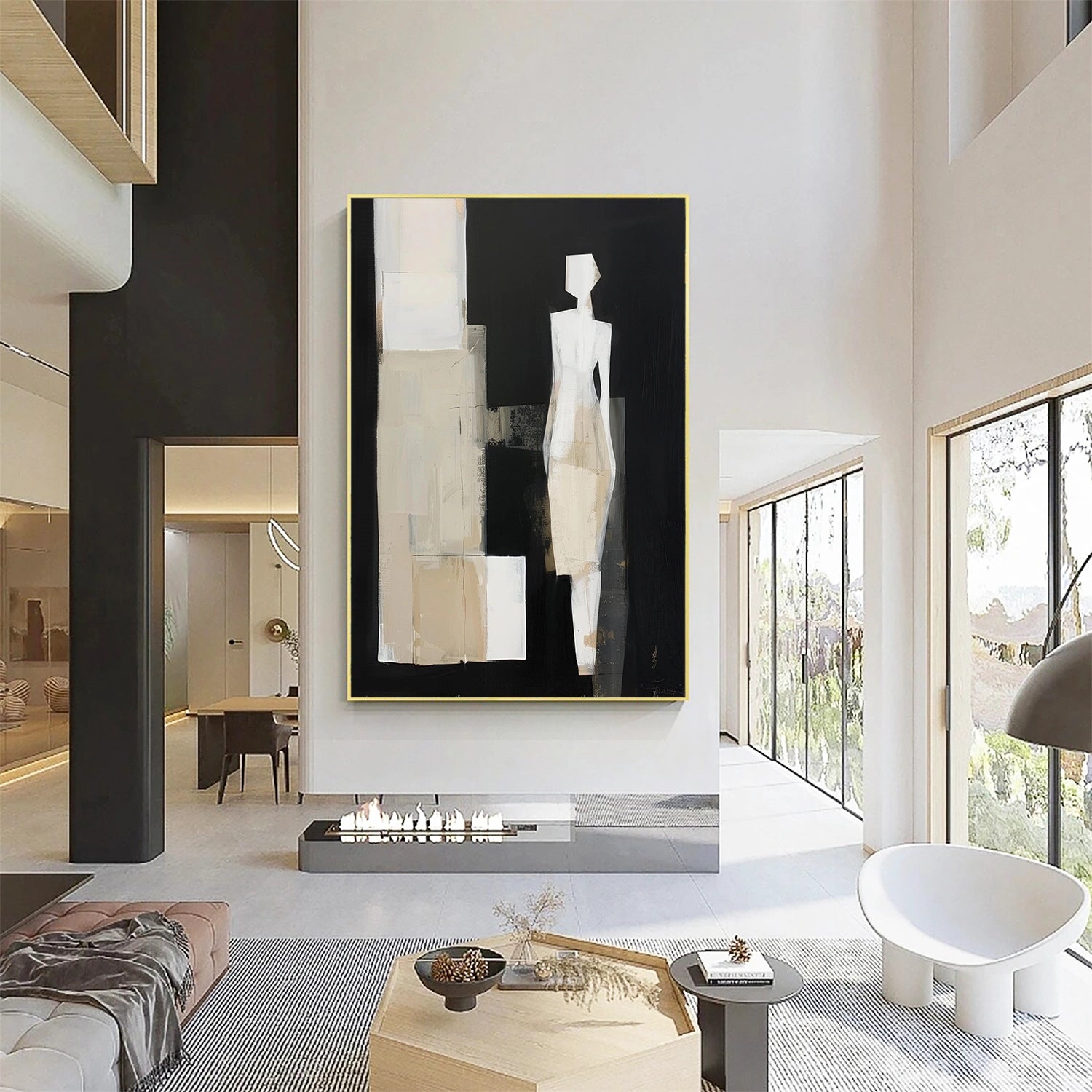 Contemporary Abstract Minimalist Wall Art #CW009