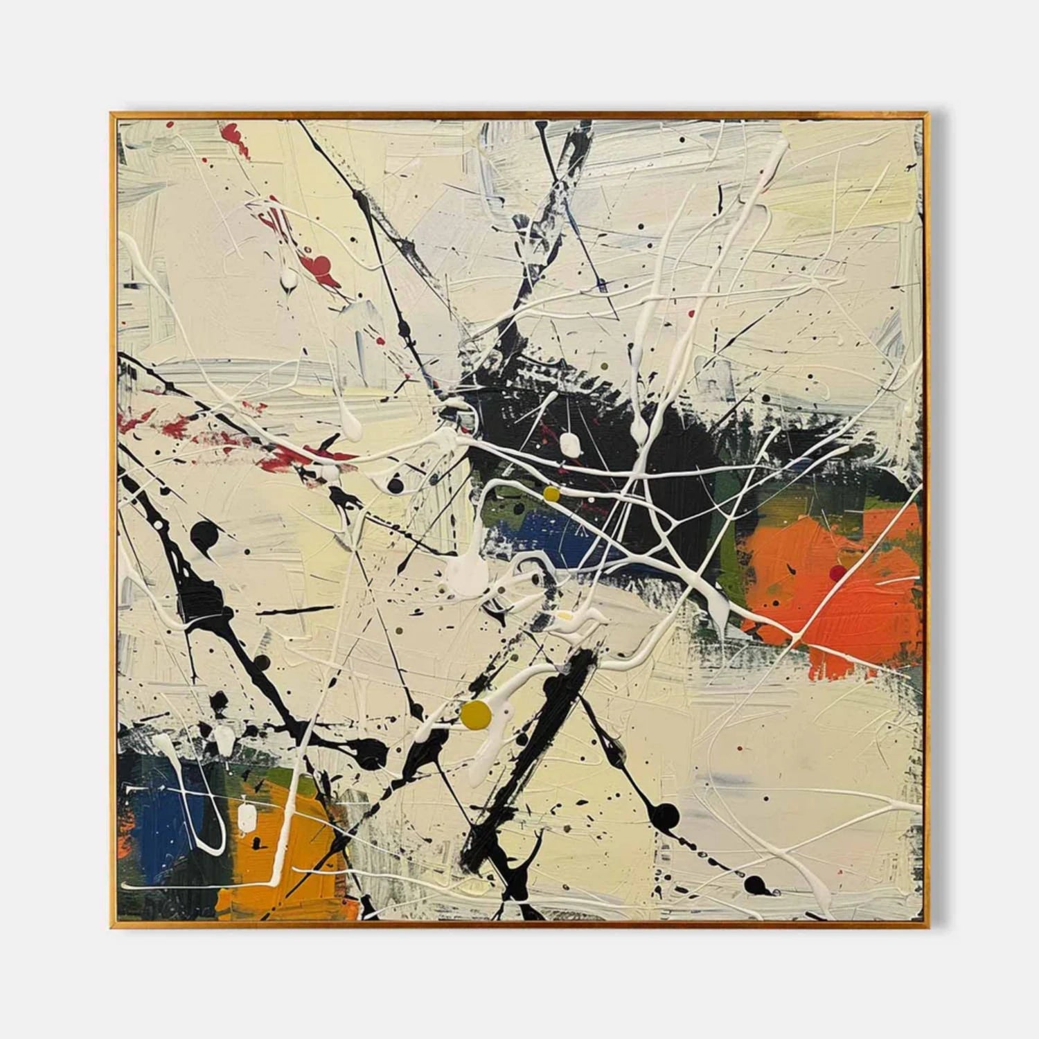 Frameless(Stretched Only) For Pollock Art #JP009