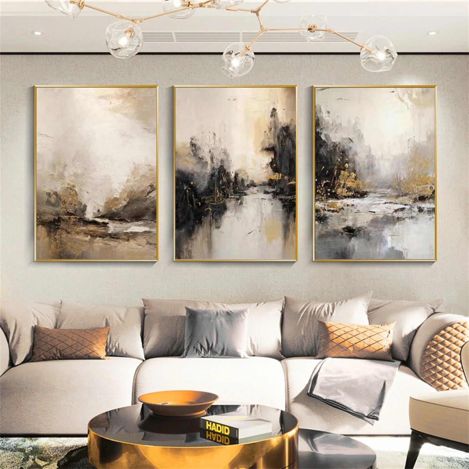 Abstract Wall Art Set of 3 # AB677