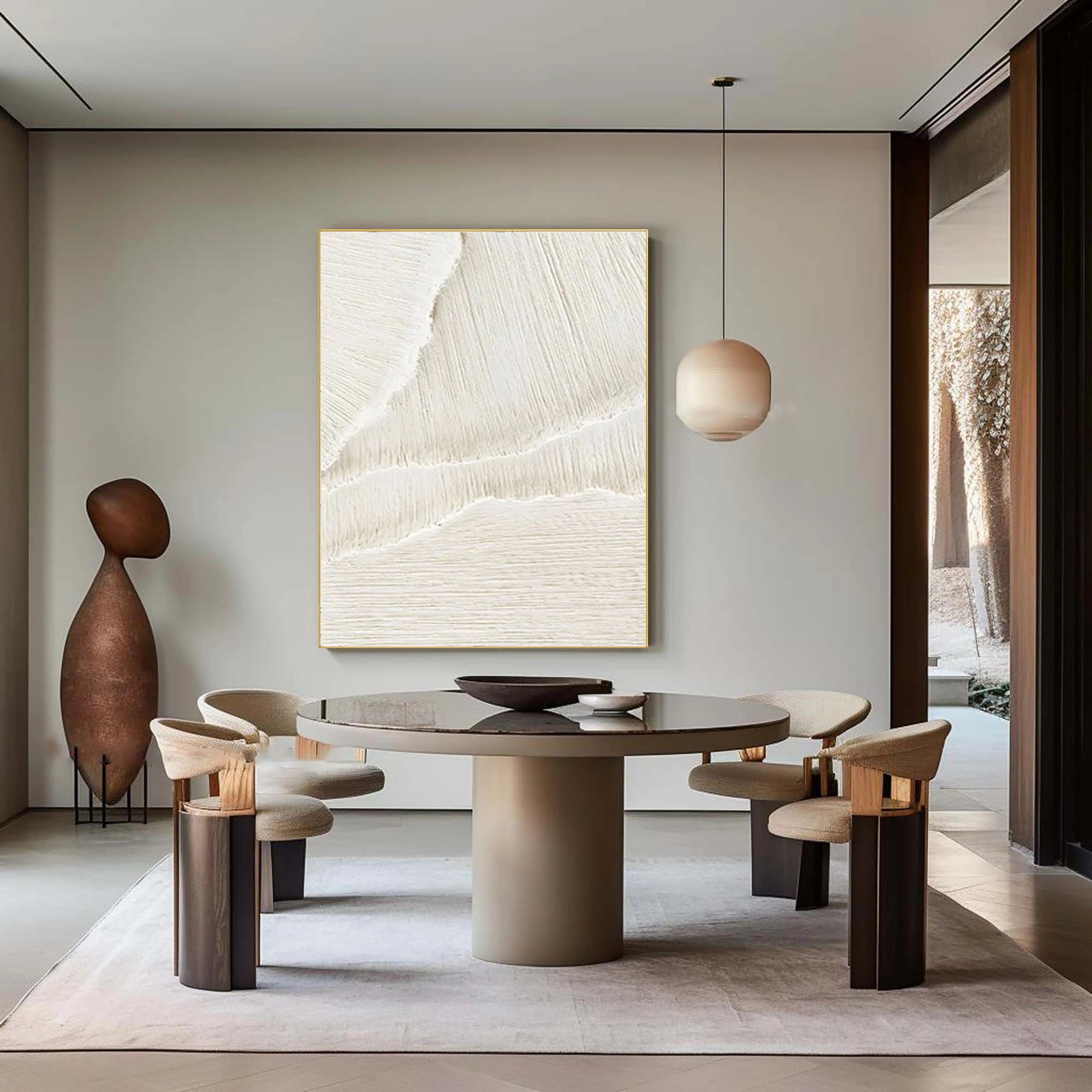Plaster Art Minimalist Textured Painting #MM017