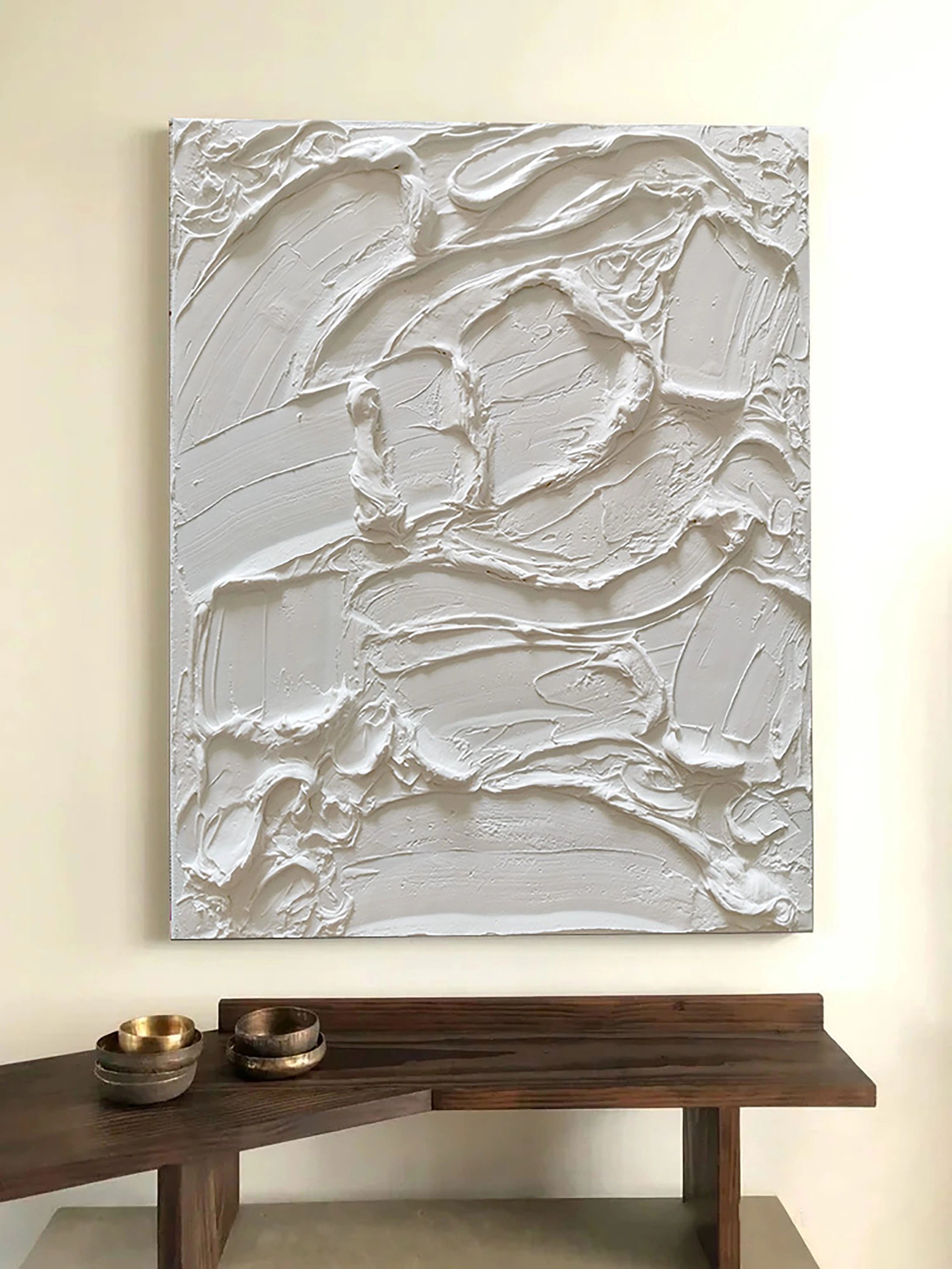 Plaster Art Minimalist Textured Painting #MM035