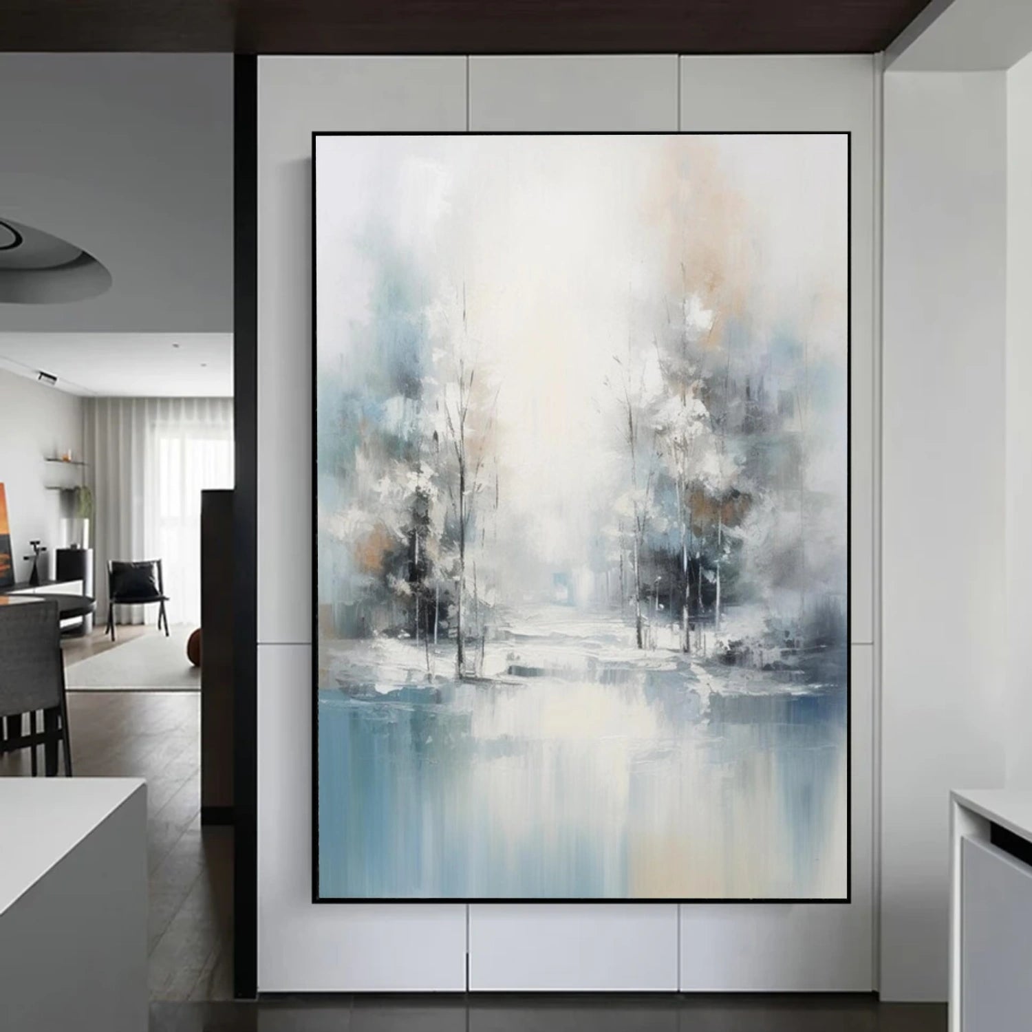 Flower & Tree Abstract Canvas Art #FT 263