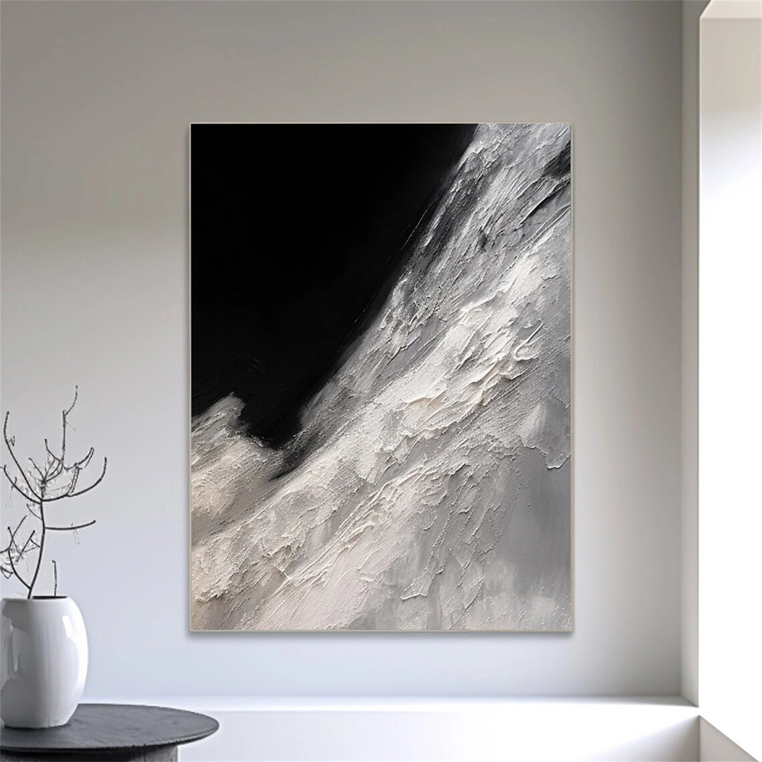 Minimalistic Balance Canvas Painting #MM156