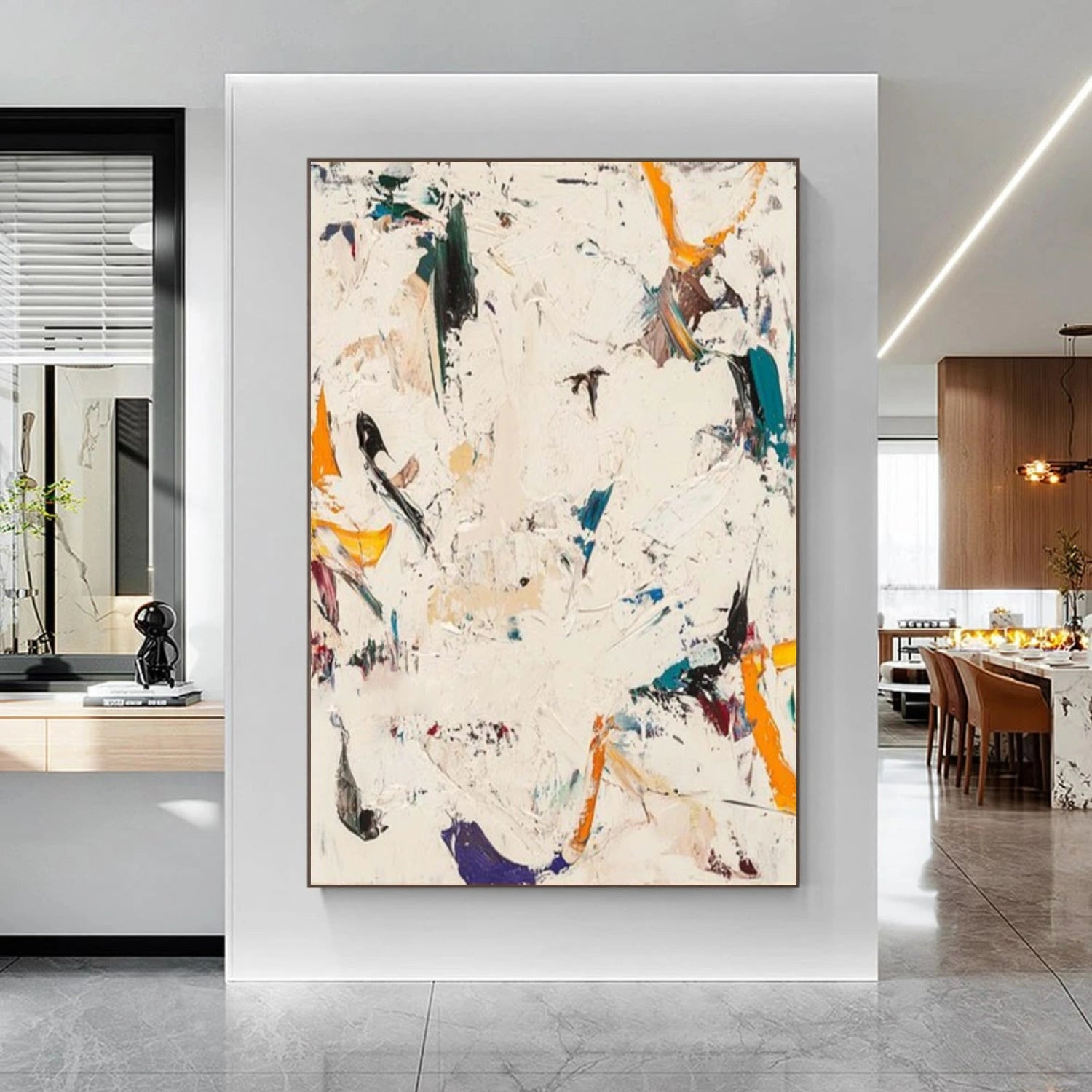 Abstract Textured Wall Art #AB 614