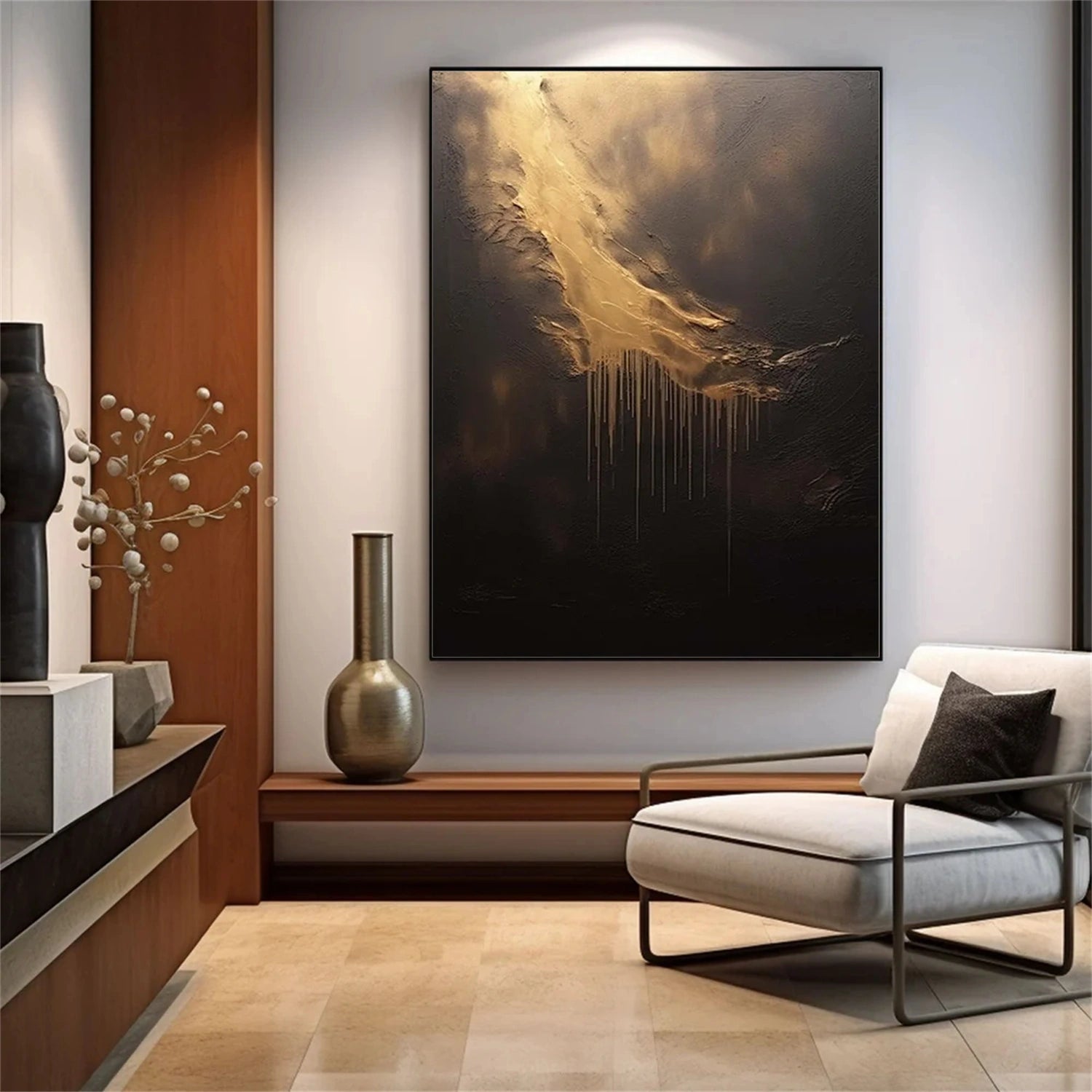 Abstract Textured Wall Art #AB 504