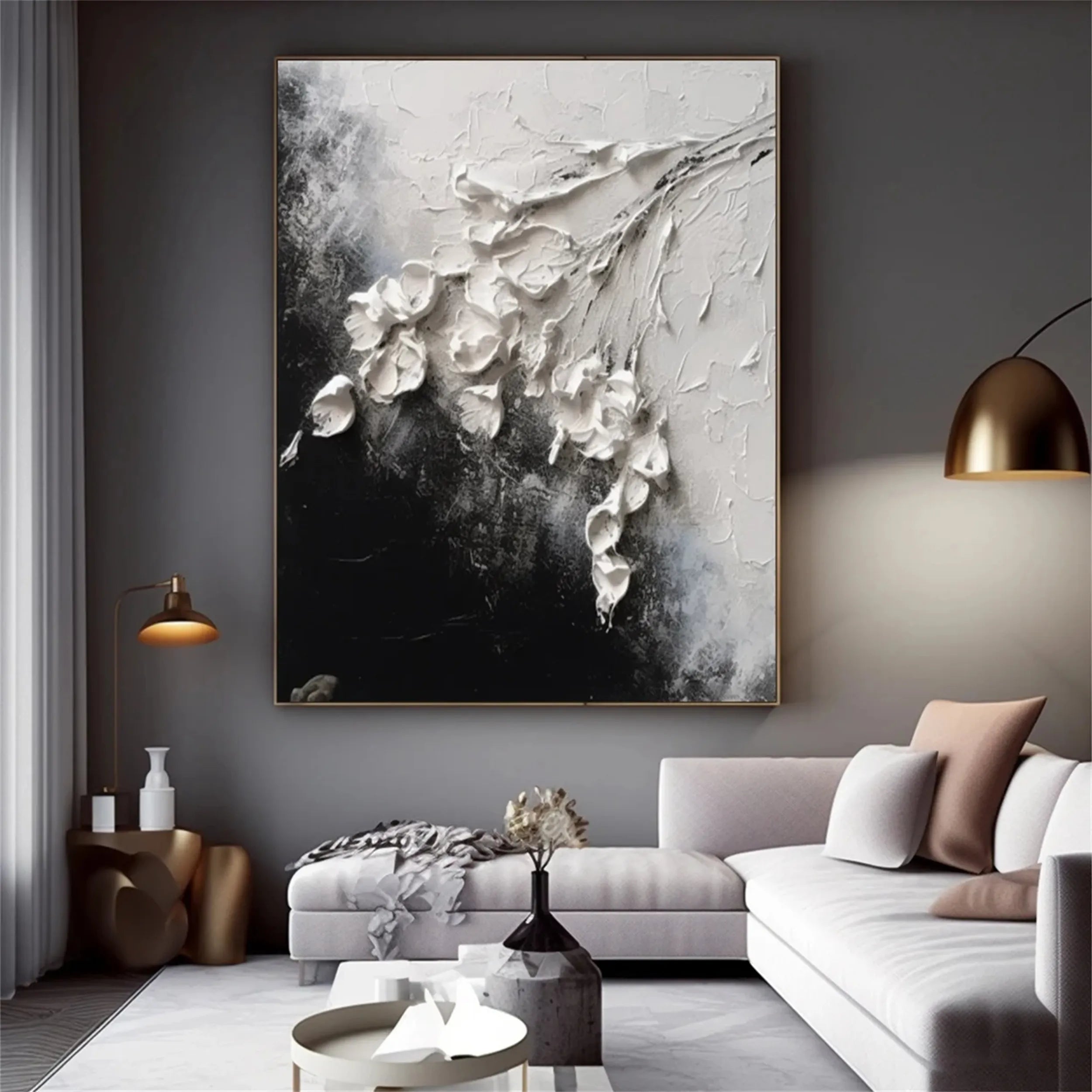 Flower And Tree Painting #FT 044
