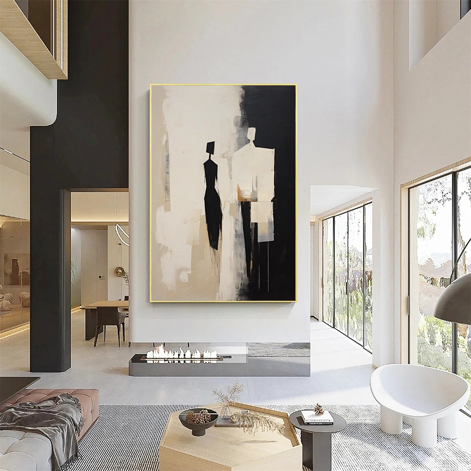 Contemporary Abstract Minimalist Wall Art #CW010