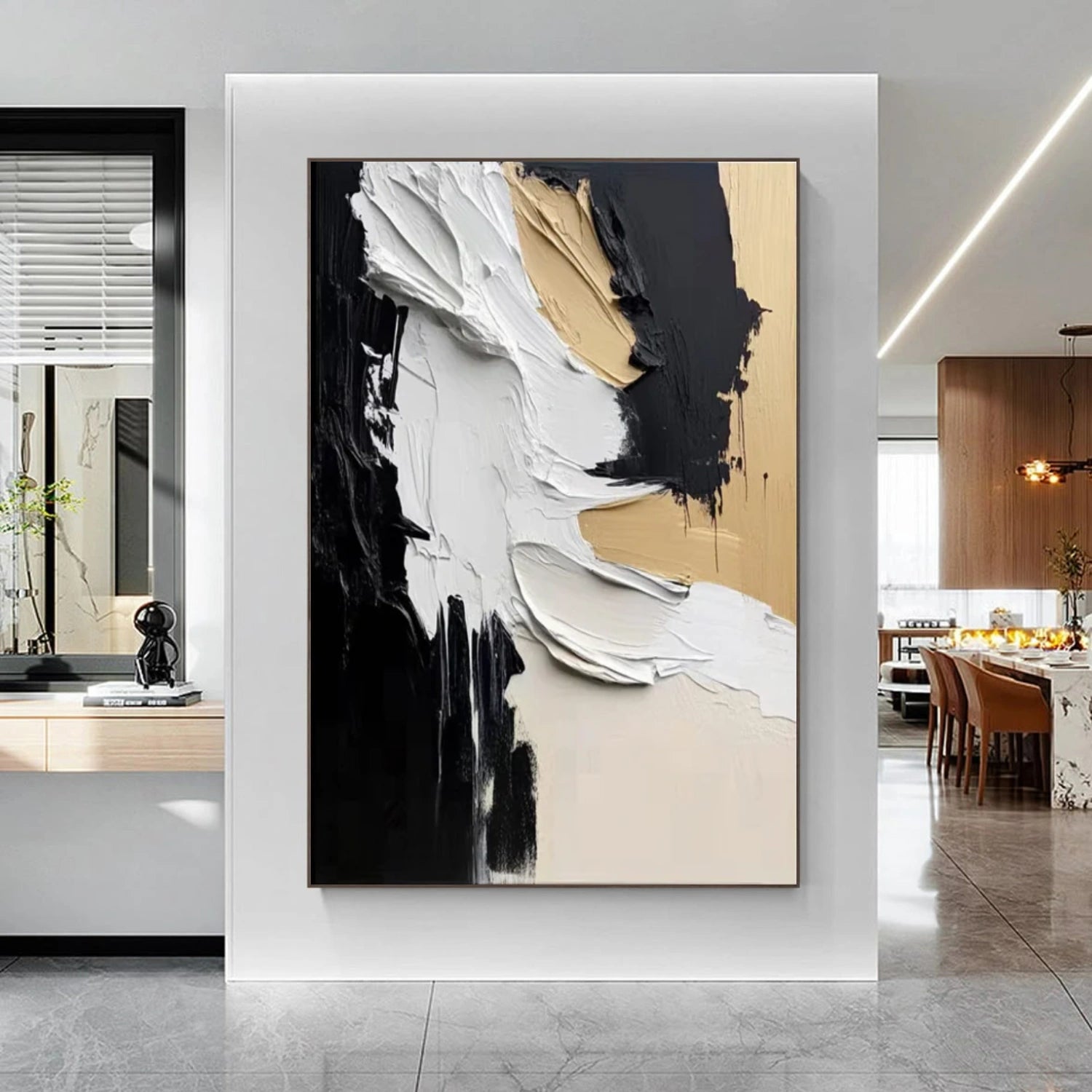 Minimalist Textured Canvas Art #MM341