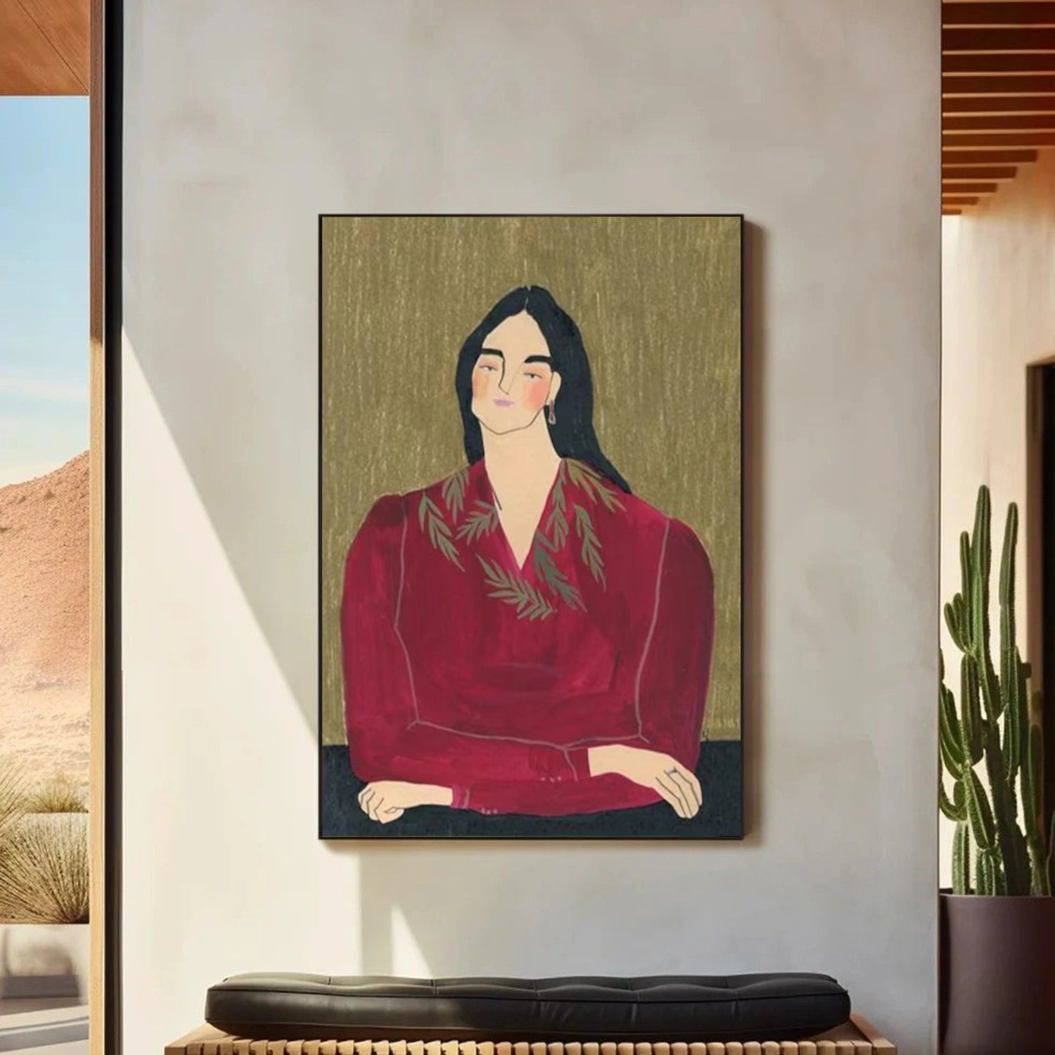 Abstract Portrait Wall Art #PT016