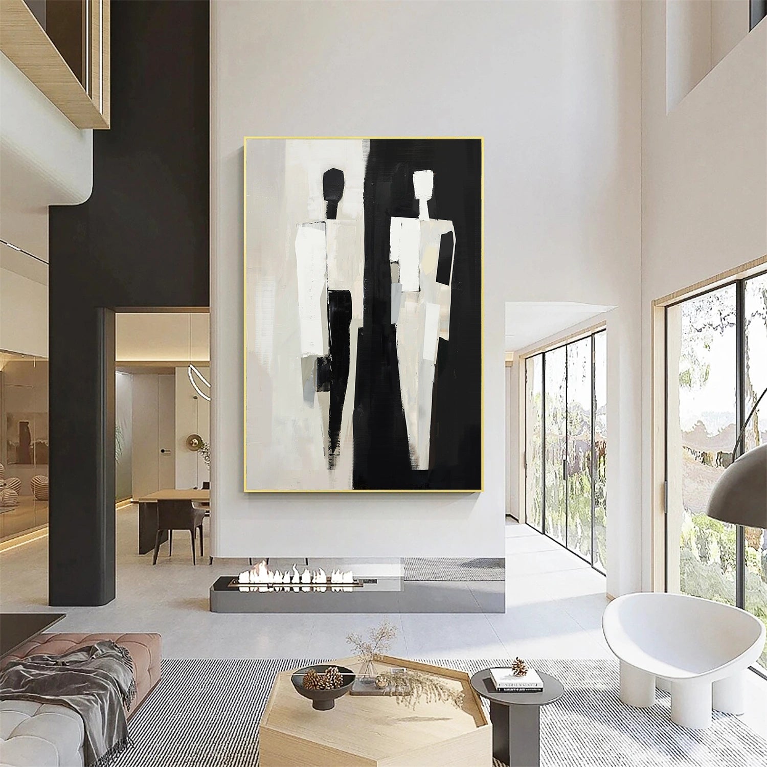 Contemporary Abstract Minimalist Wall Art #CW015