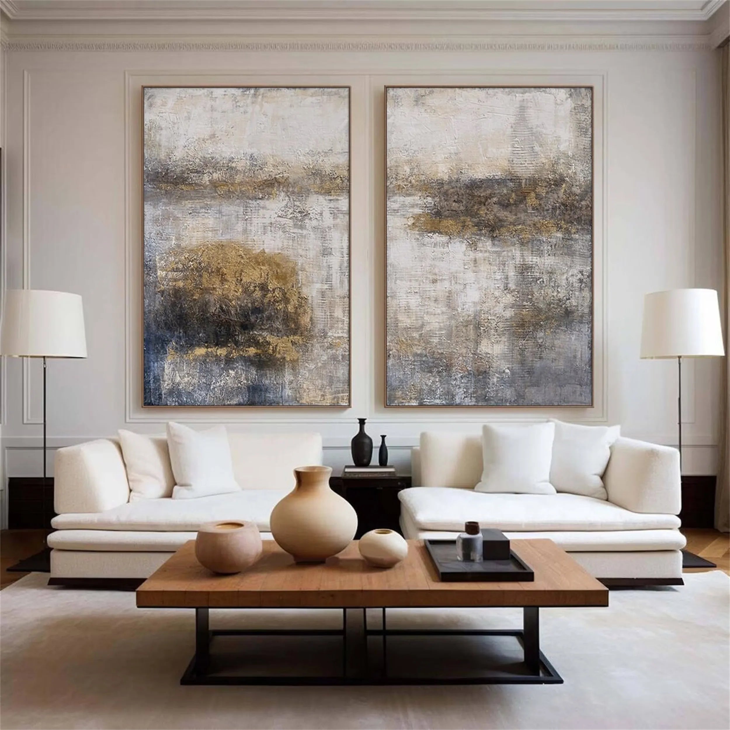 Abstract Painting Set of 2 #AB 108