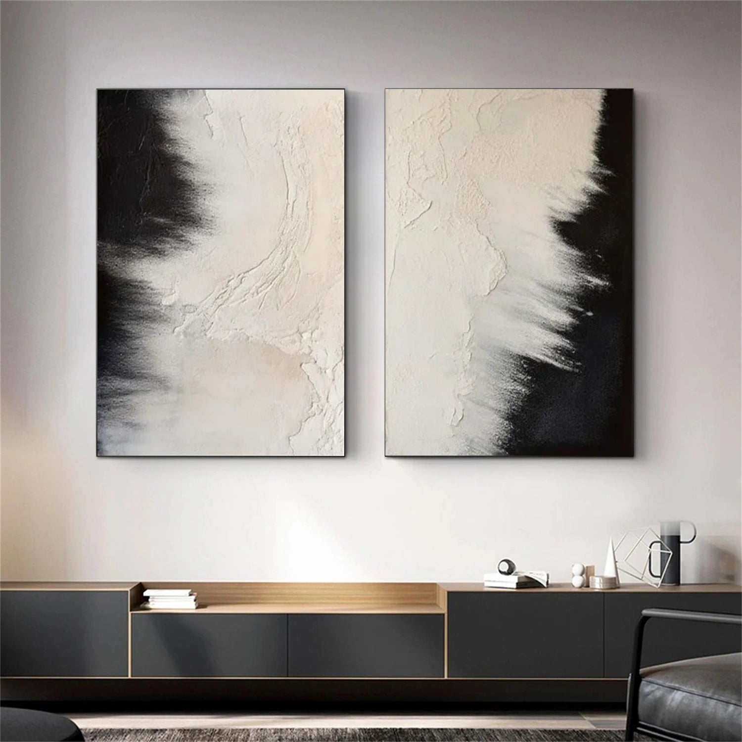 Abstract Painting Set of 2 #AB 437