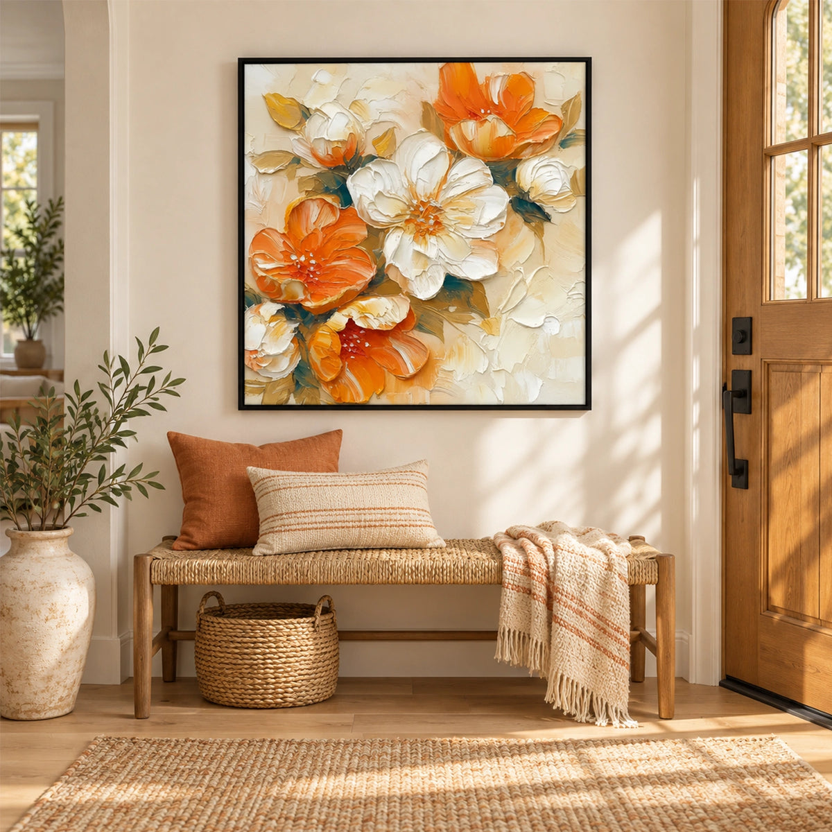 Flower & Tree Abstract Canvas # FT 422