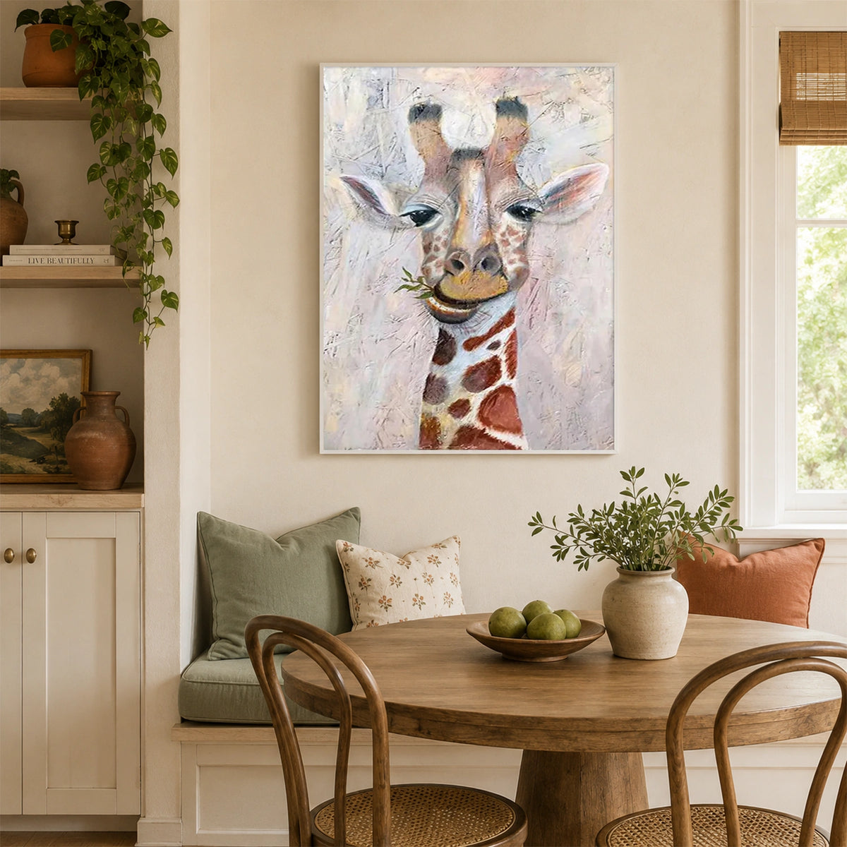 Abstract Animal Canvas Art #AP258