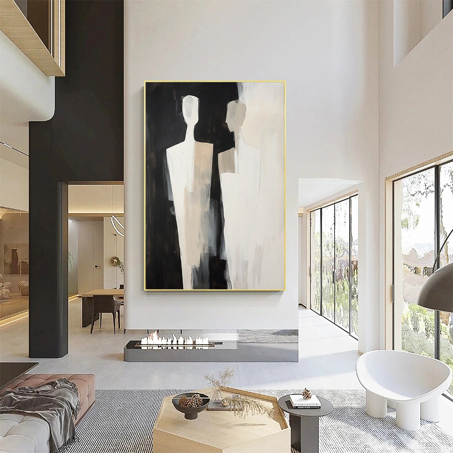 Contemporary Abstract Minimalist Wall Art #CW004