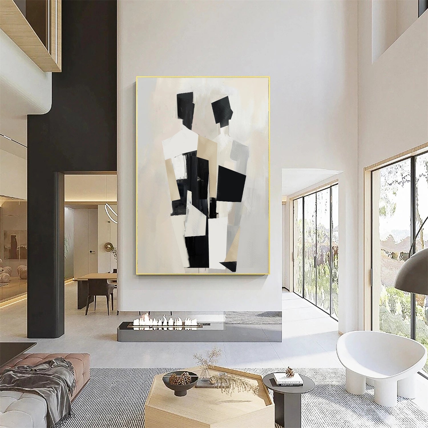 Contemporary Abstract Minimalist Wall Art #CW011