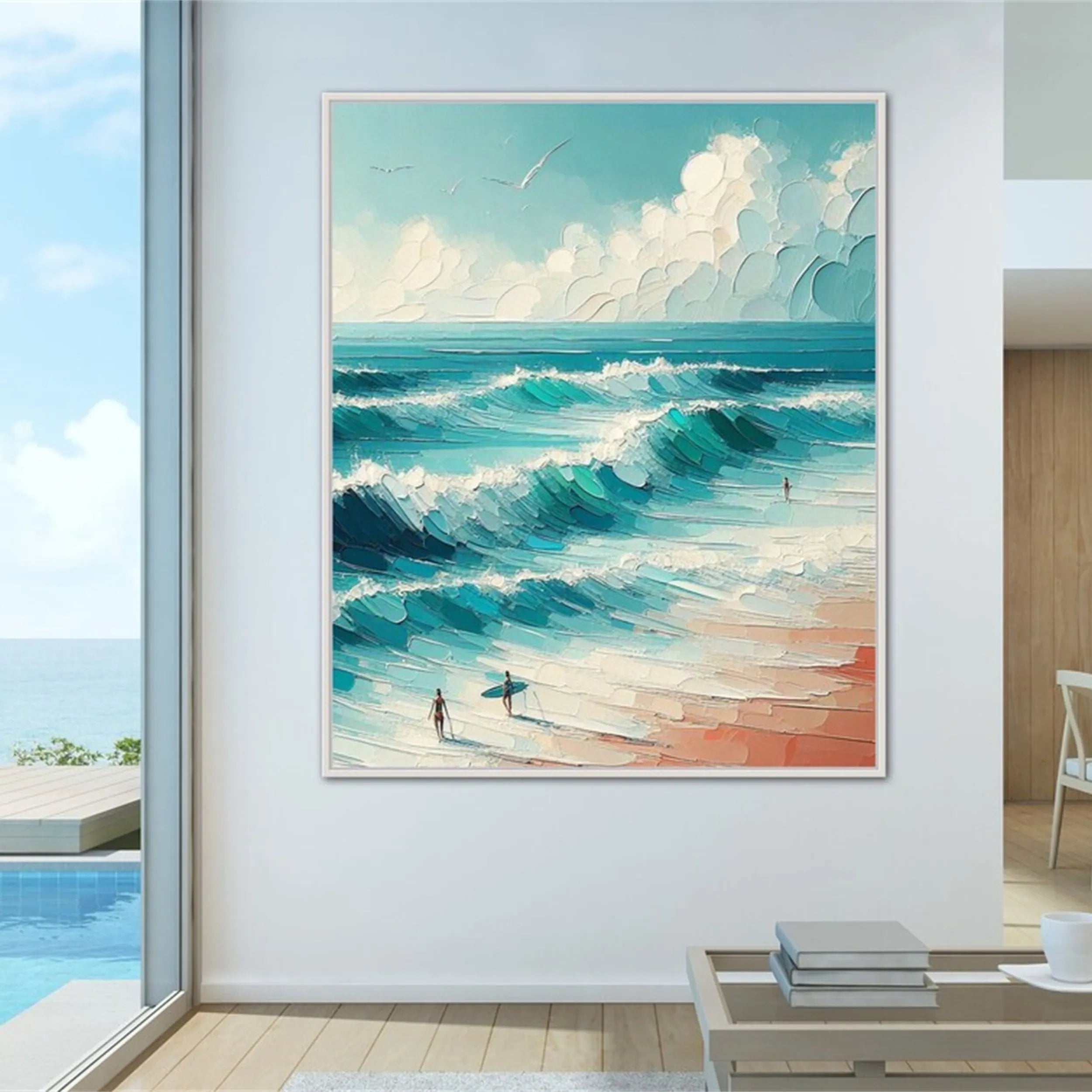 Ocean And Sky Painting #OS 139