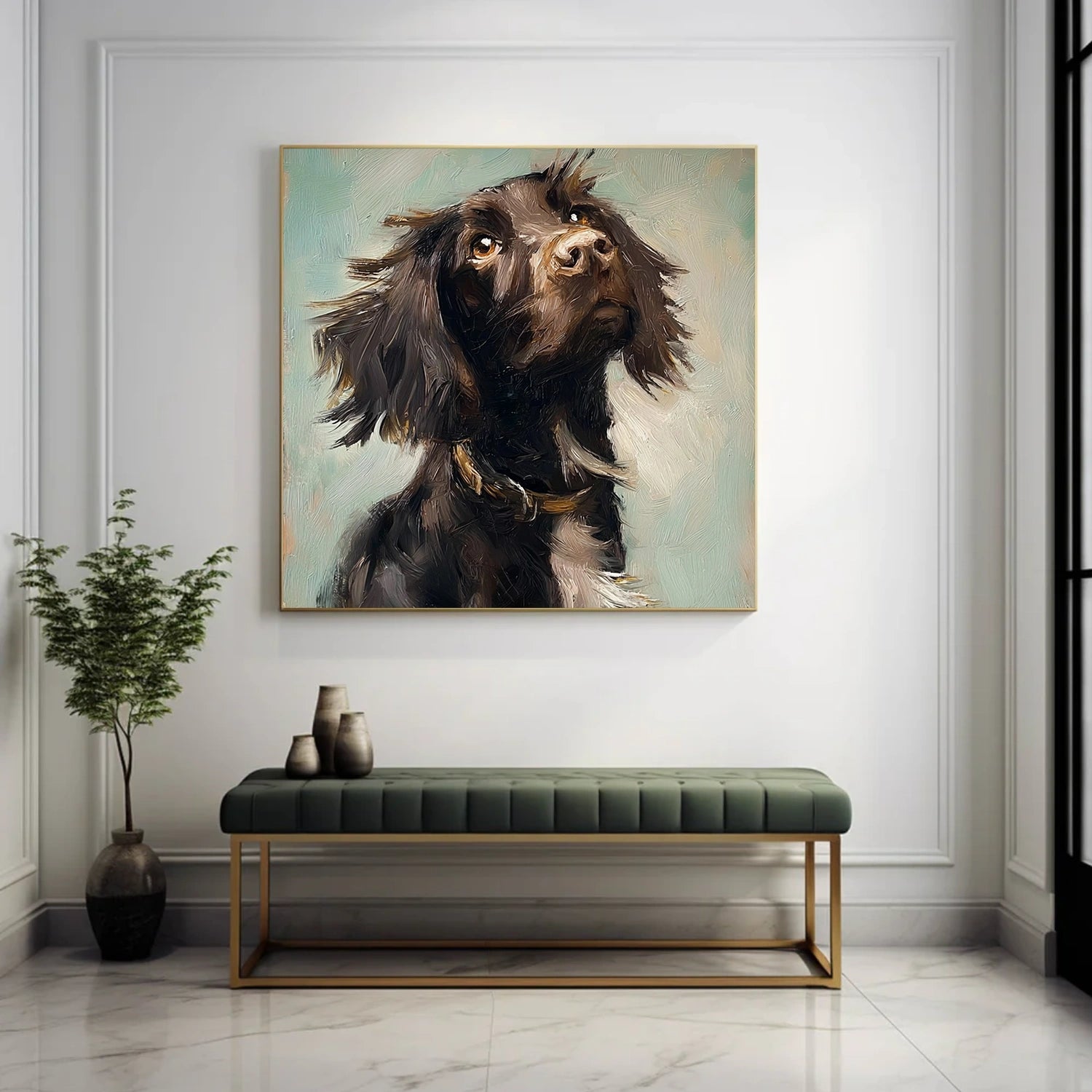 Abstract Animal Texture Canvas Art #AP227
