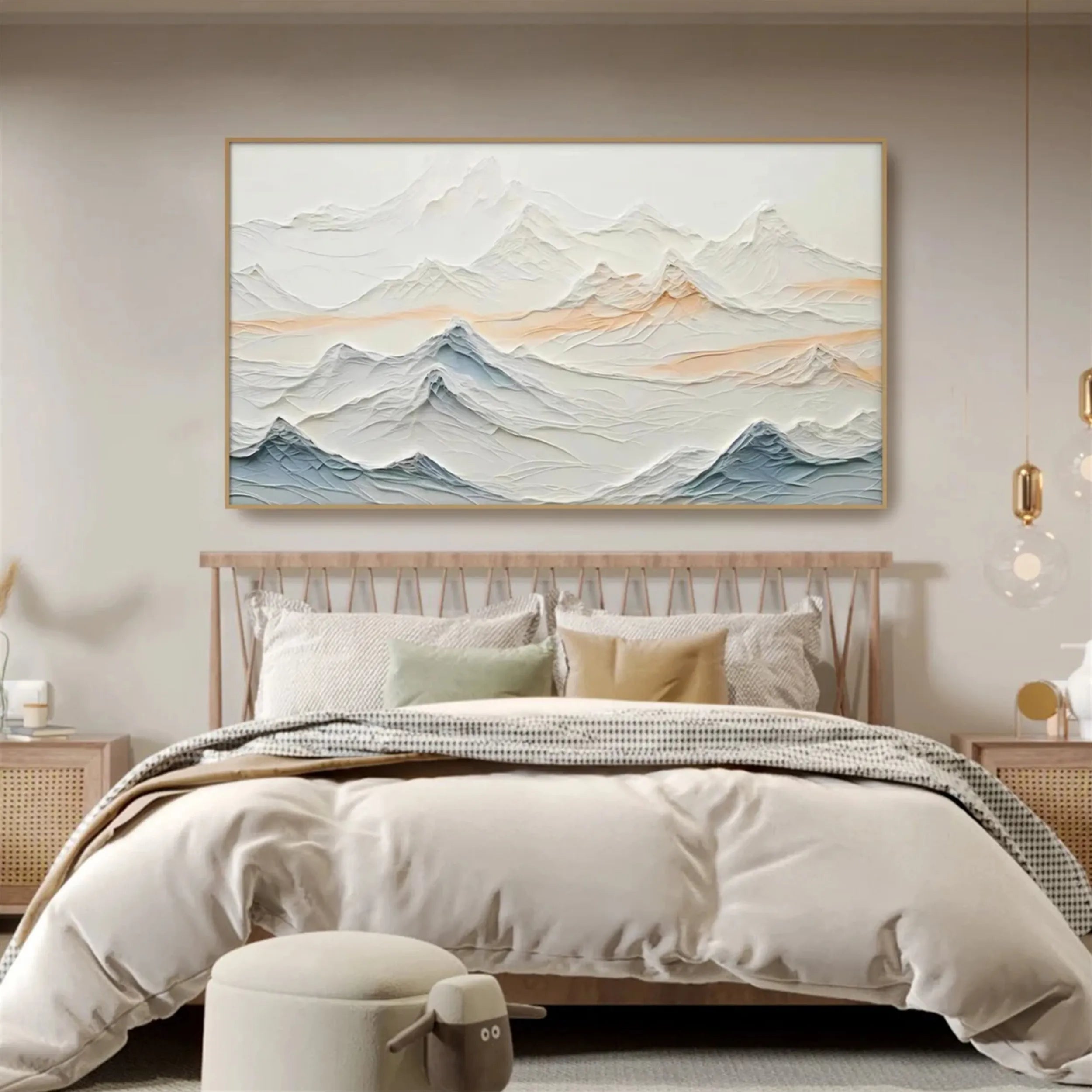 Plaster Art Minimalist Textured Painting #MM244