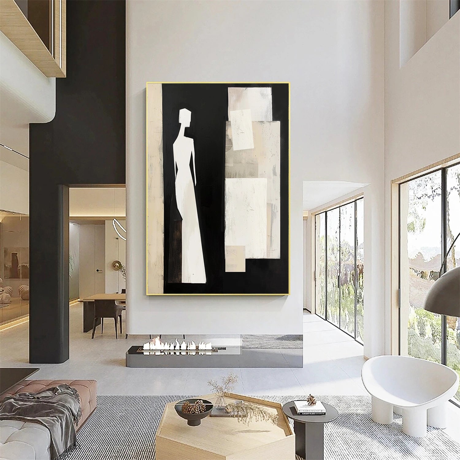 Contemporary Abstract Minimalist Wall Art #CW012