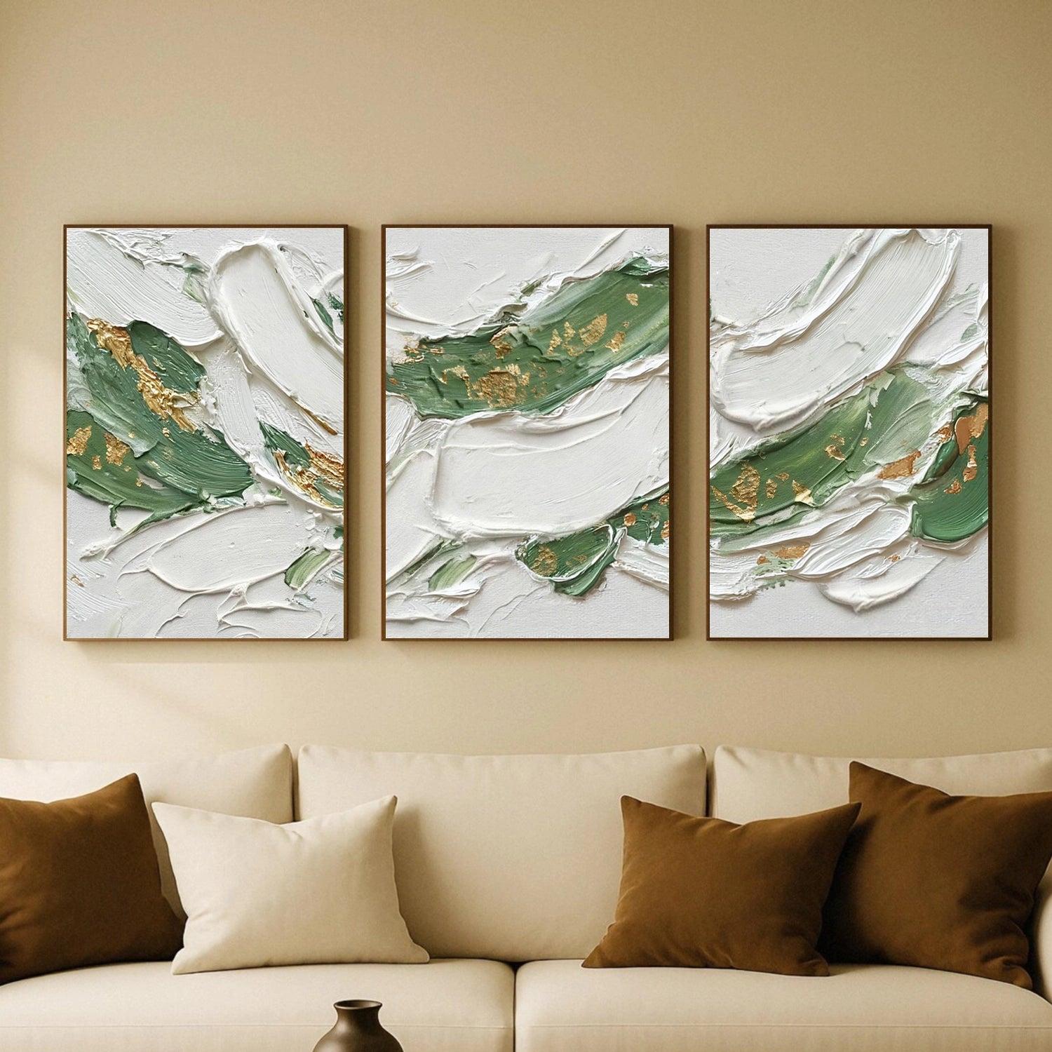 Abstract Texture Wall Art Set of 3 # AB666