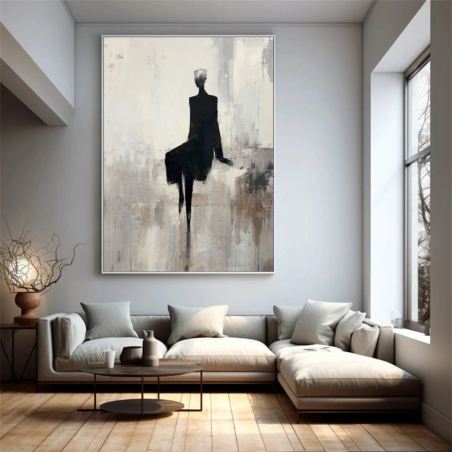 Contemporary Abstract Minimalist Wall Art #CW041