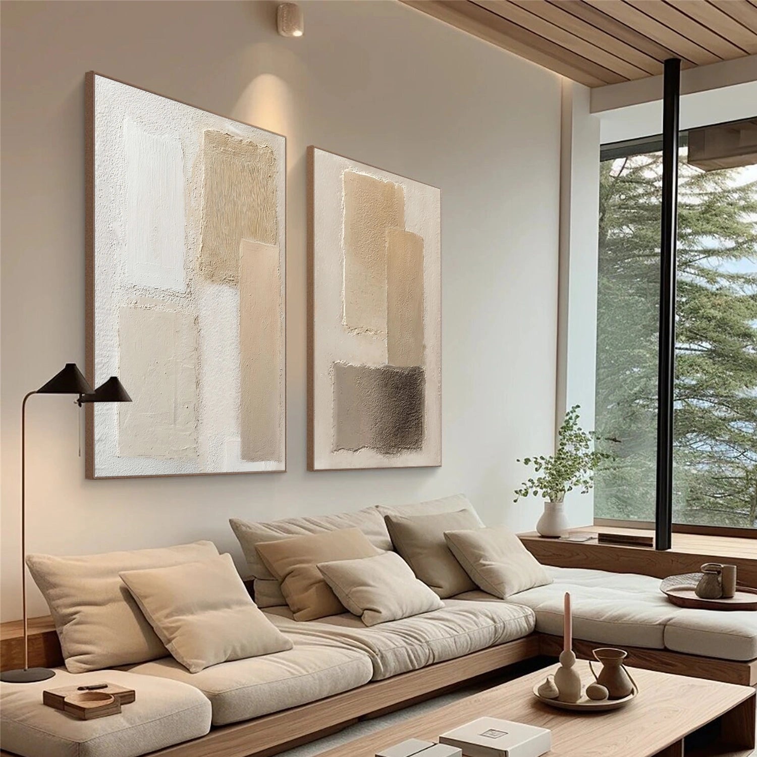 Wabi Sabi Set of 2 Wall Art #WS363