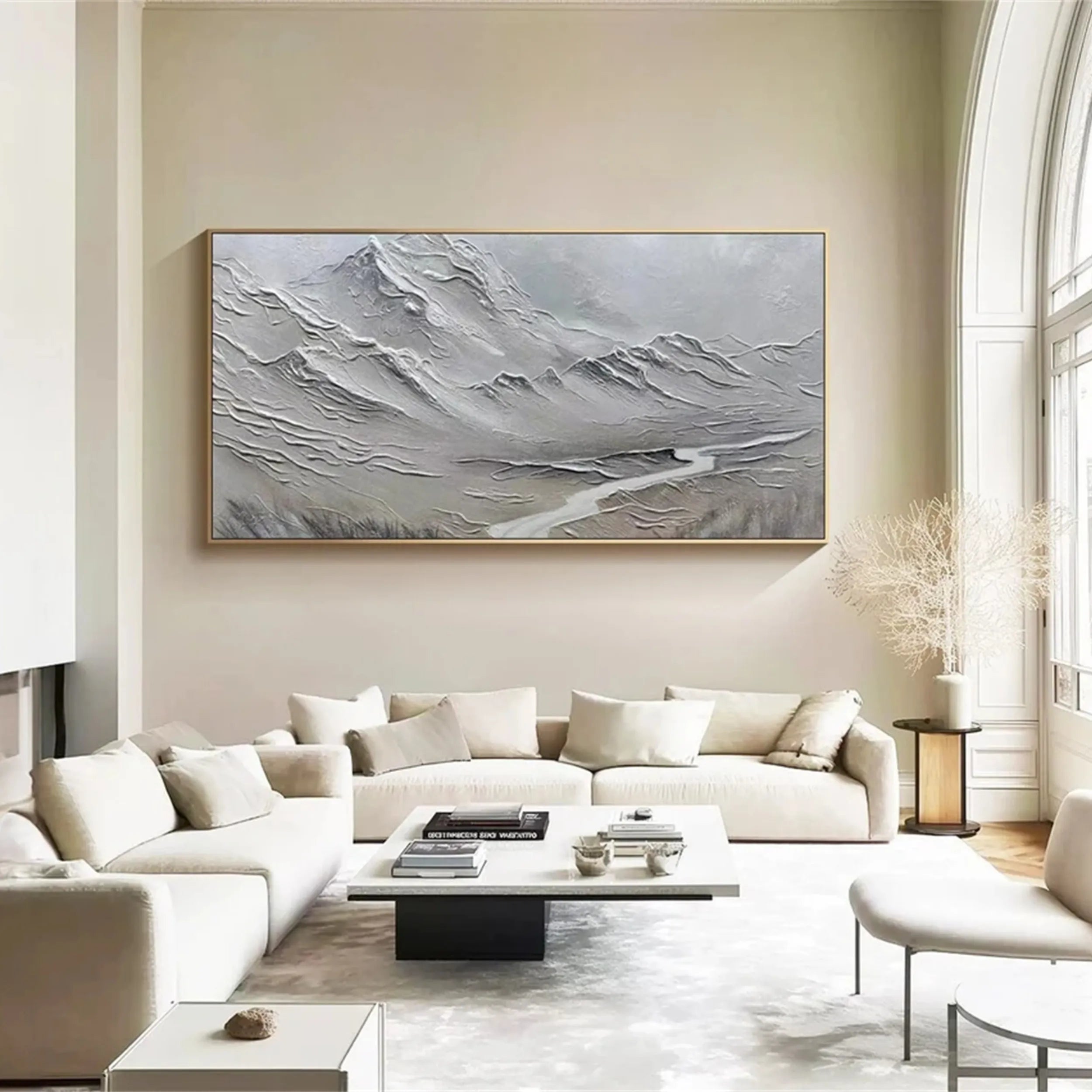 Plaster Art Minimalist Textured Painting #MM241