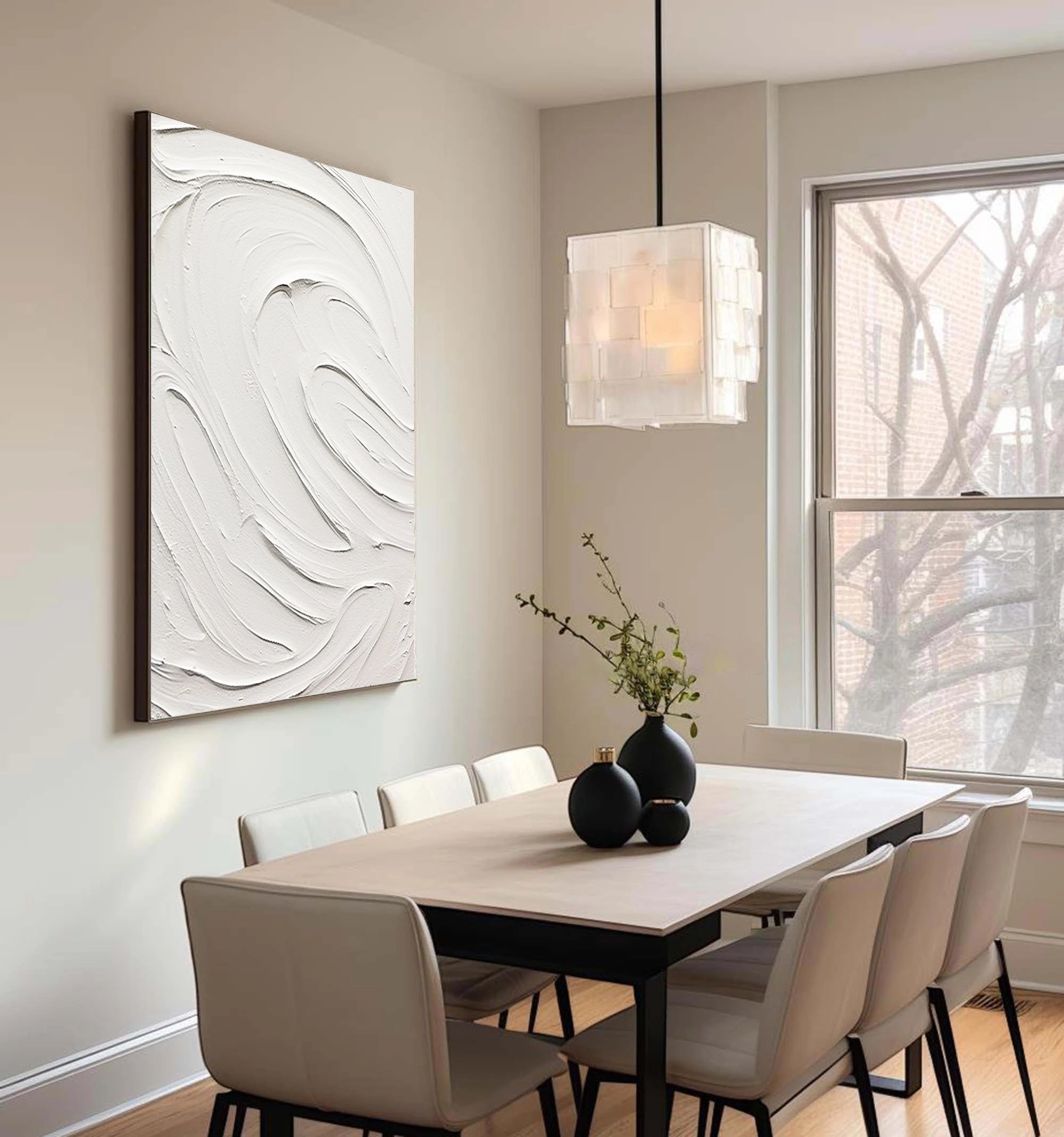 Plaster Art Minimalist Textured Painting #MM099