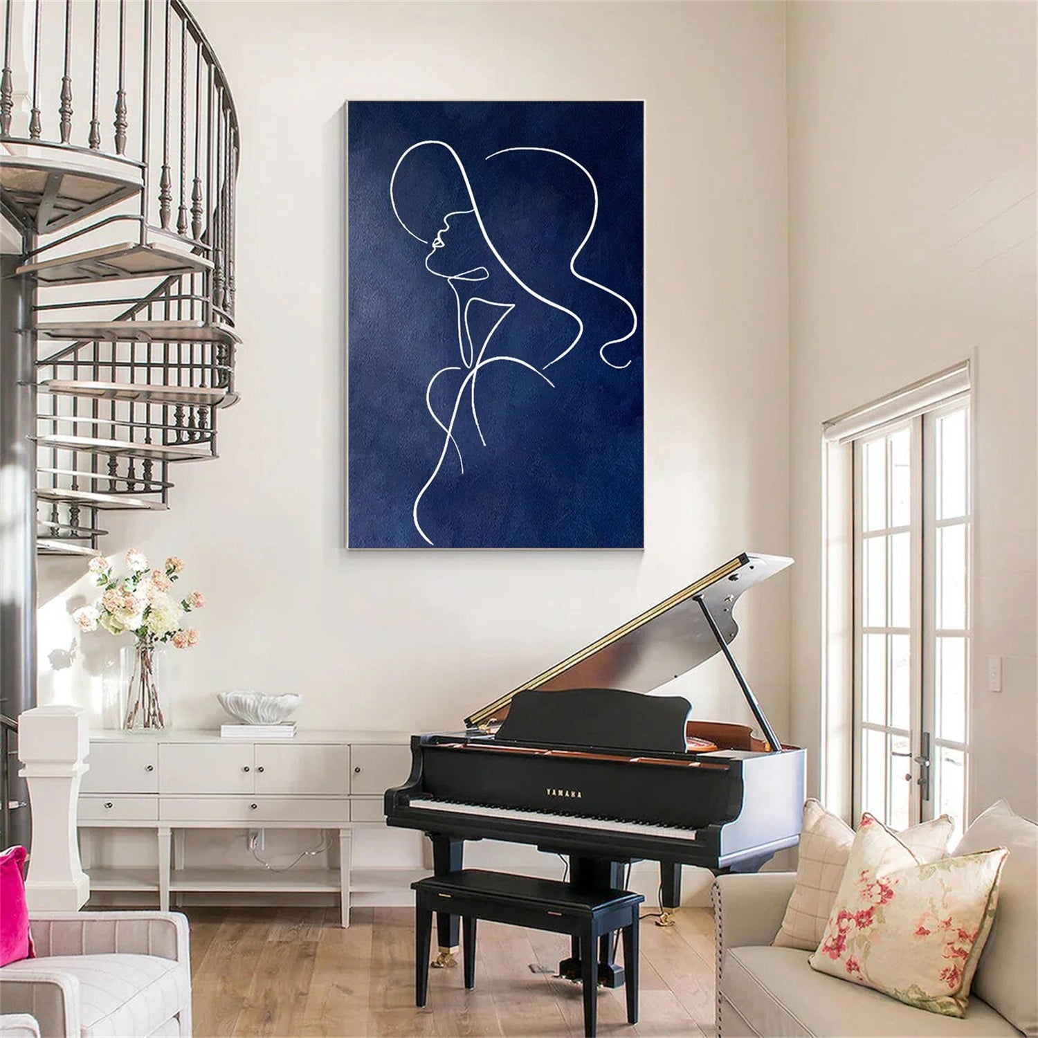 Abstract Portrait Wall Art #PT029