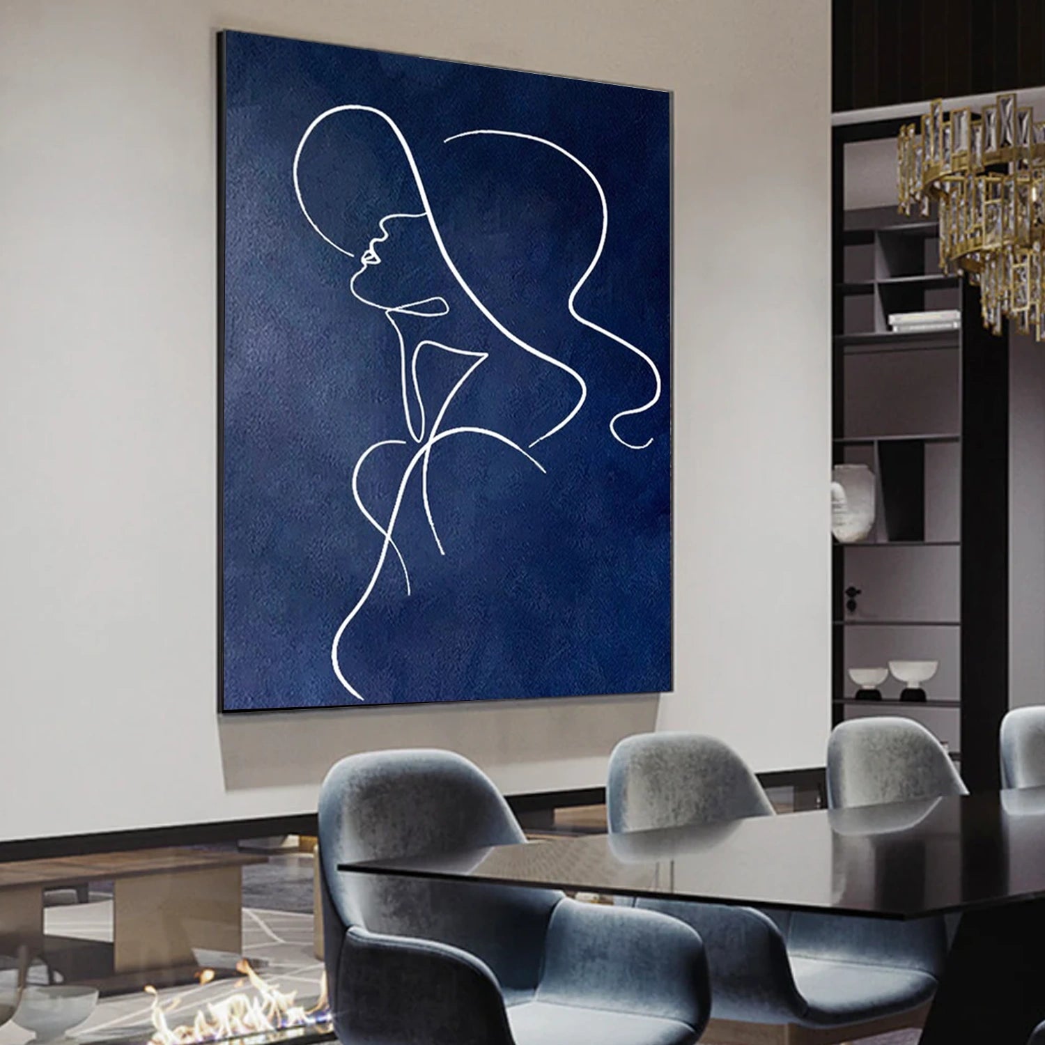 Abstract Portrait Wall Art #PT029