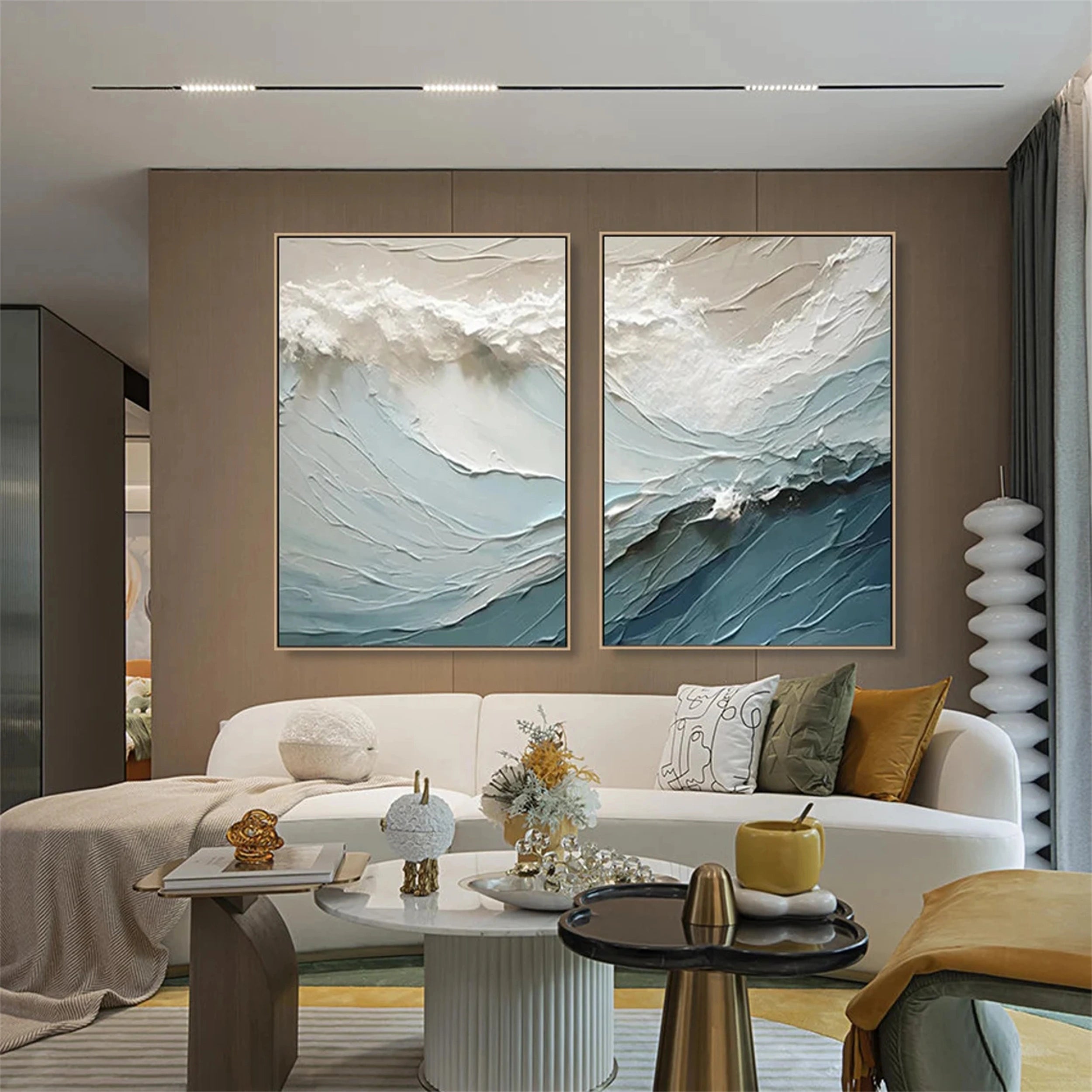 Ocean And Sky Painting Set of 2#OS 067