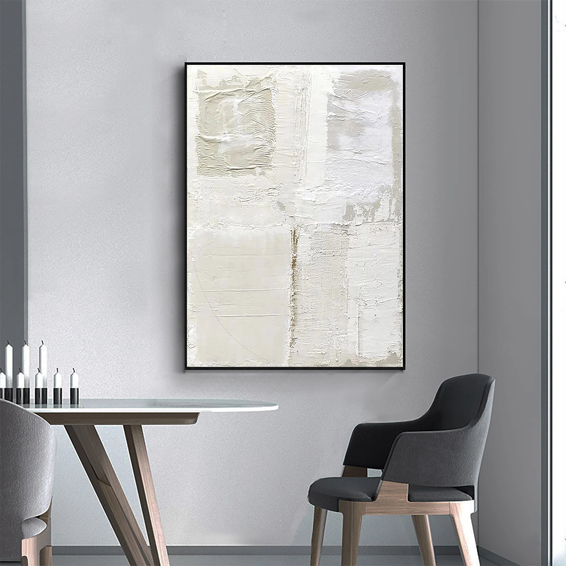 Minimalist Textured Painting Canvas #MM021-Vertical