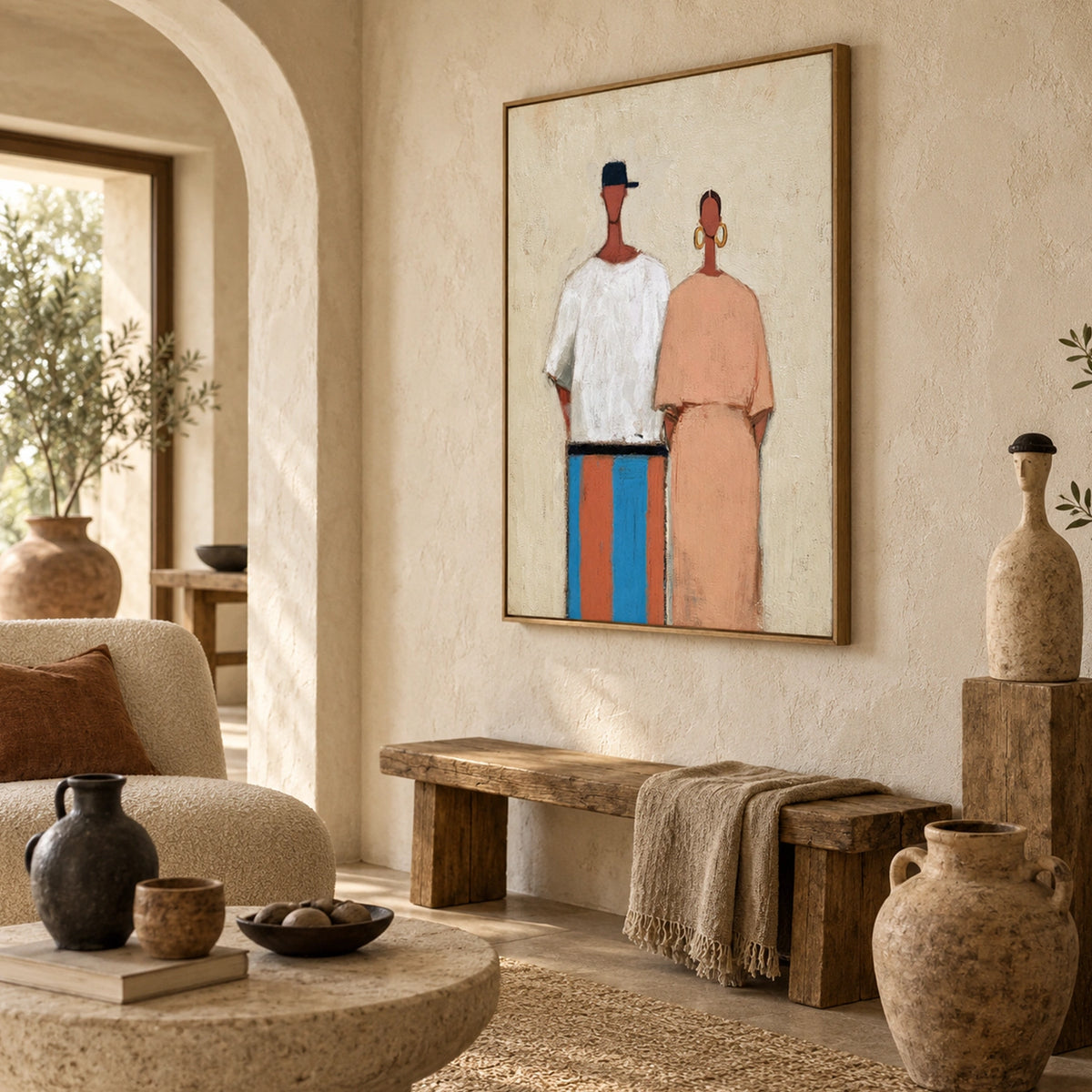 Abstract Portrait Wall Art #PT098
