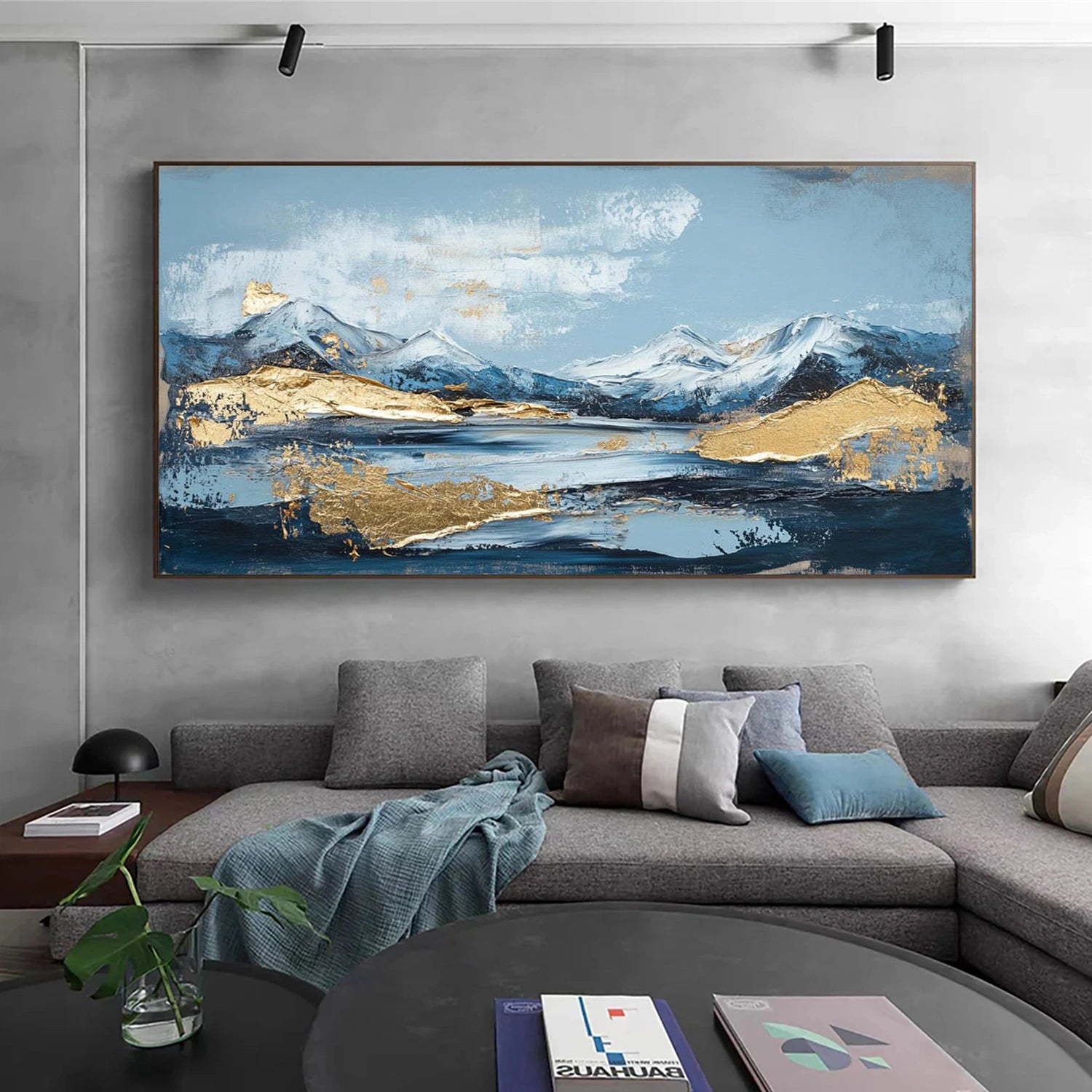 Minimalist Mountain Texture Canvas # MM422