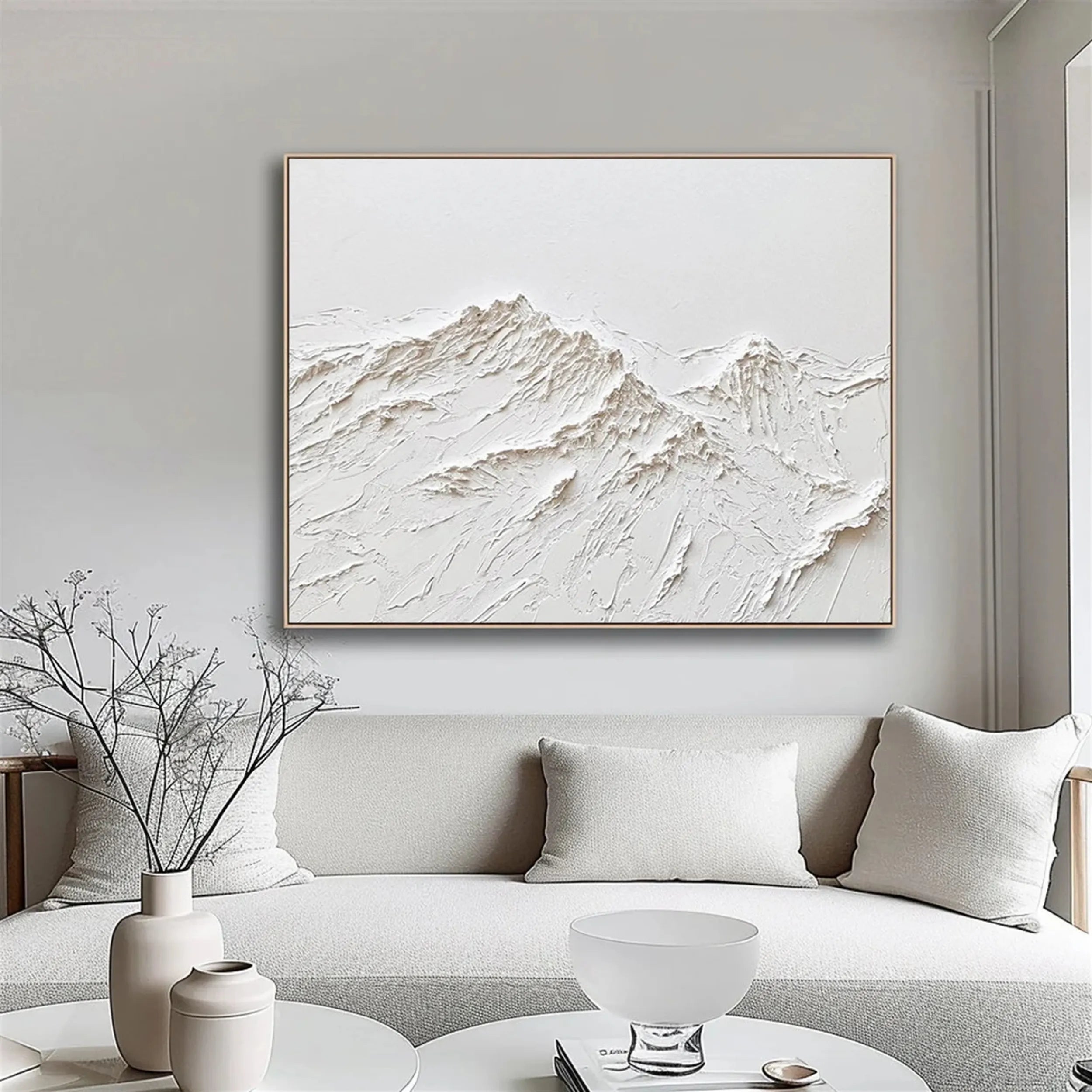 Plaster Art Minimalist Textured Painting #MM251