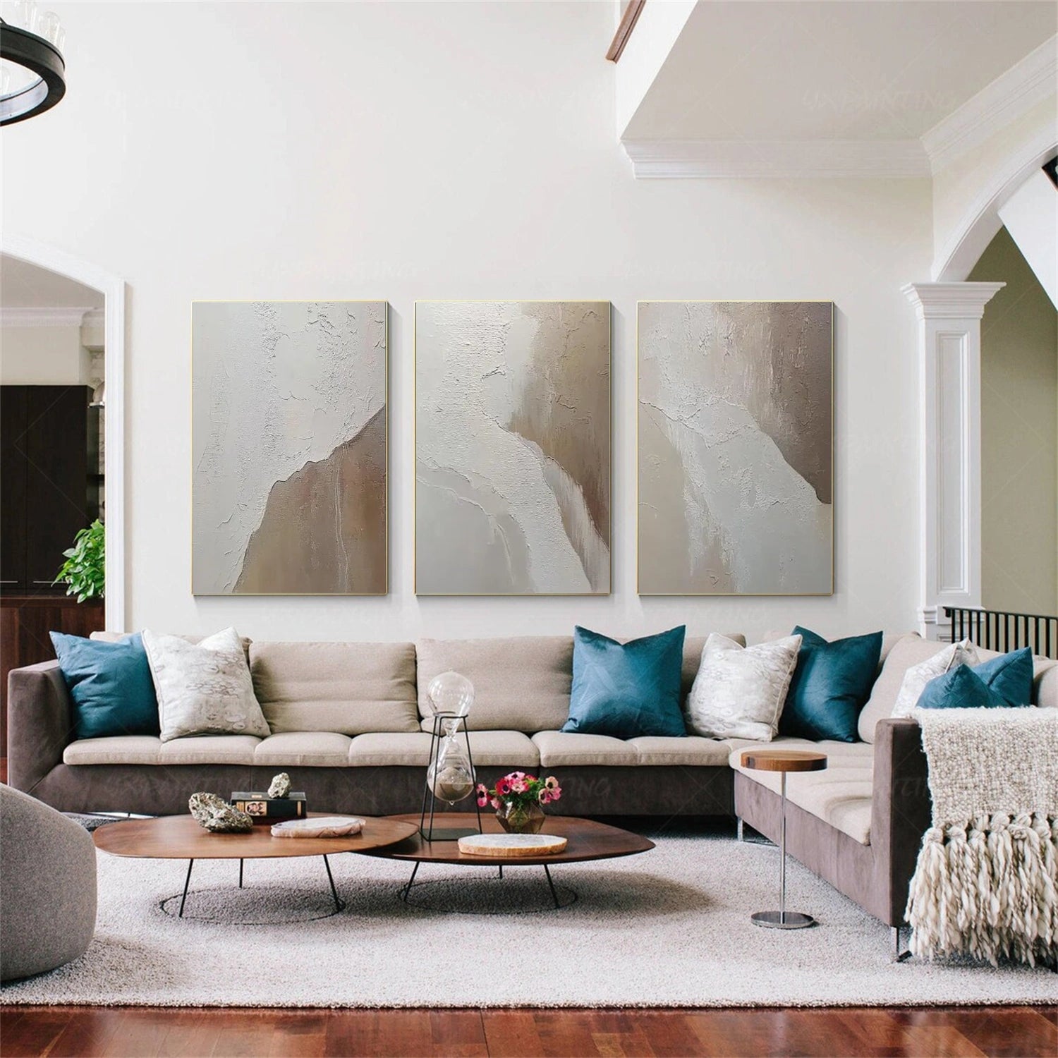 Abstract Set of 3 Wall Art #AB 564