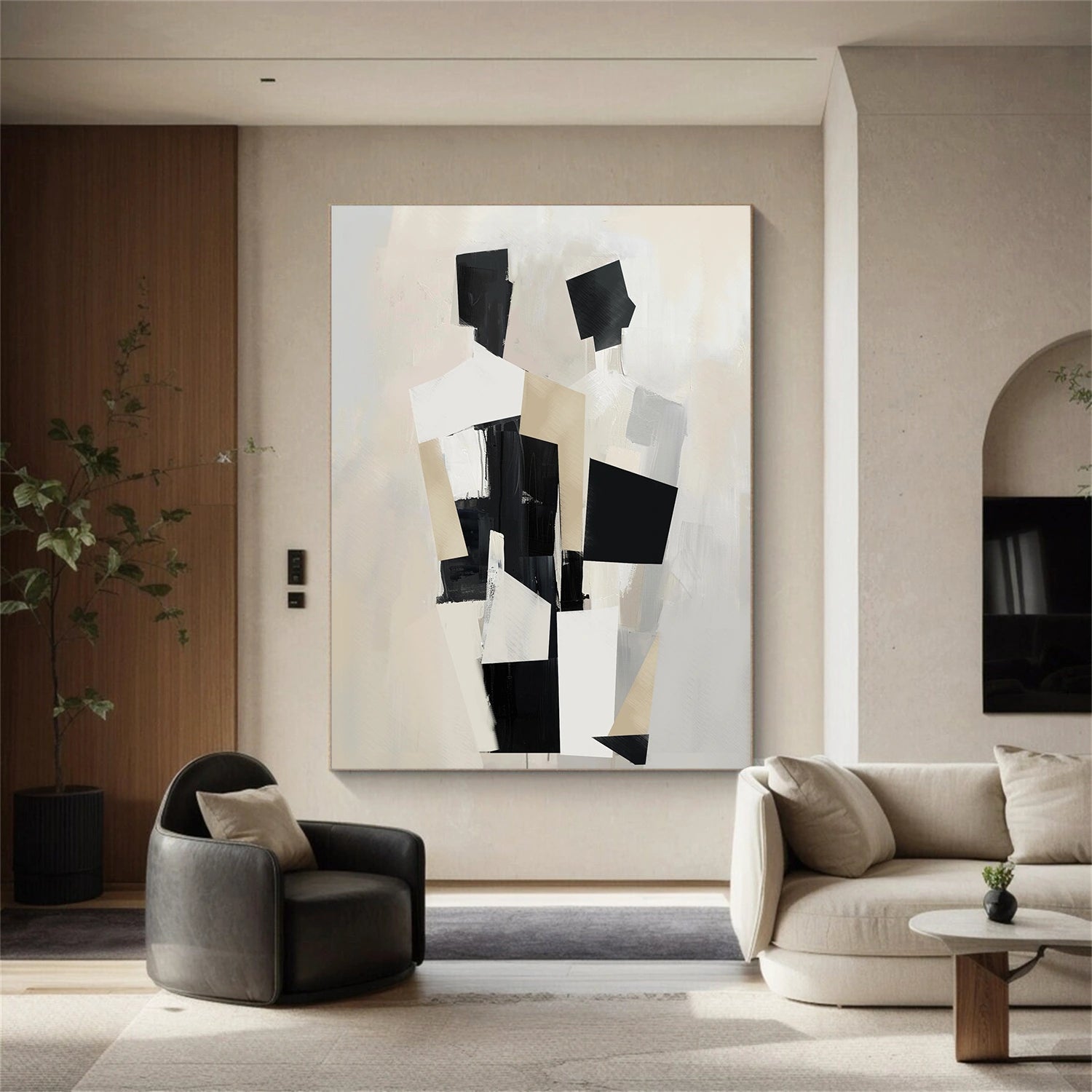 Contemporary Abstract Minimalist Wall Art #CW011