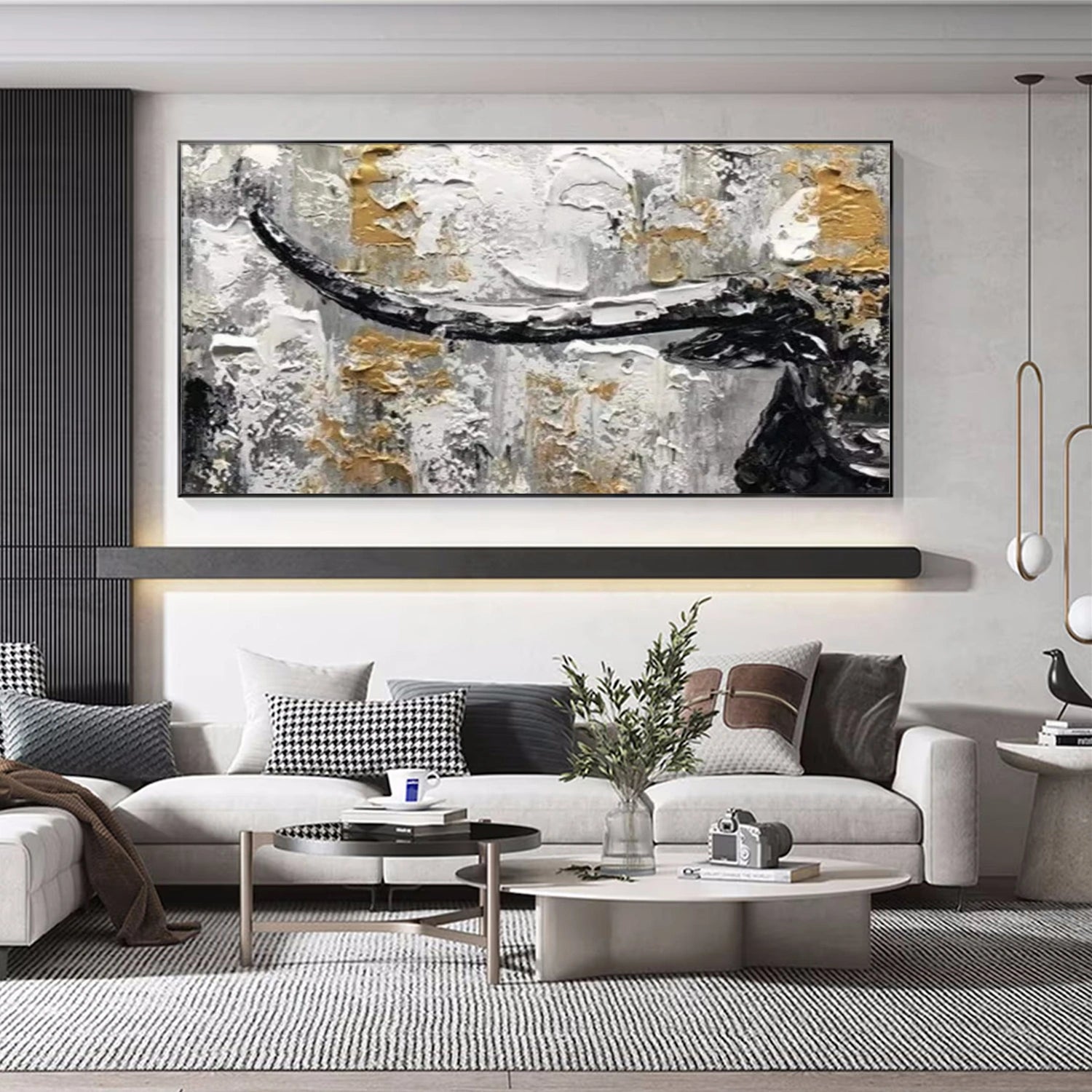 Abstract Animal Textured Canvas Art #AP169