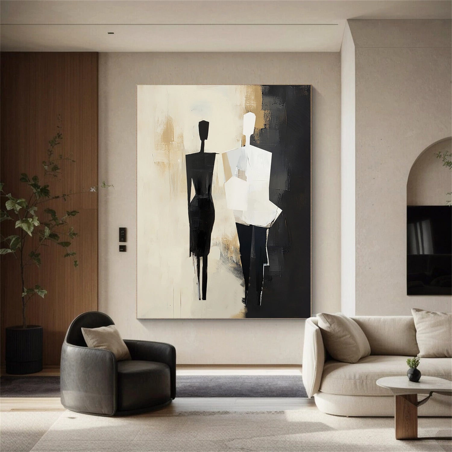 Contemporary Abstract Minimalist Wall Art #CW002