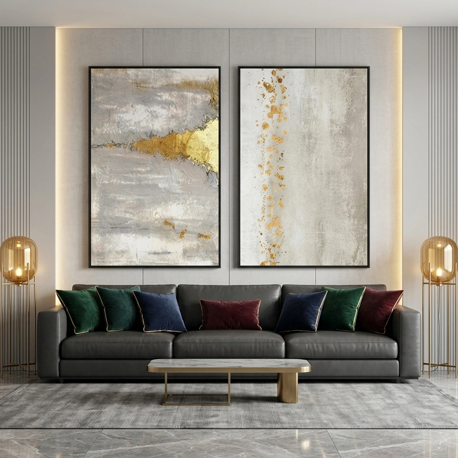 Abstract Wall Art Set of 2 # AB705