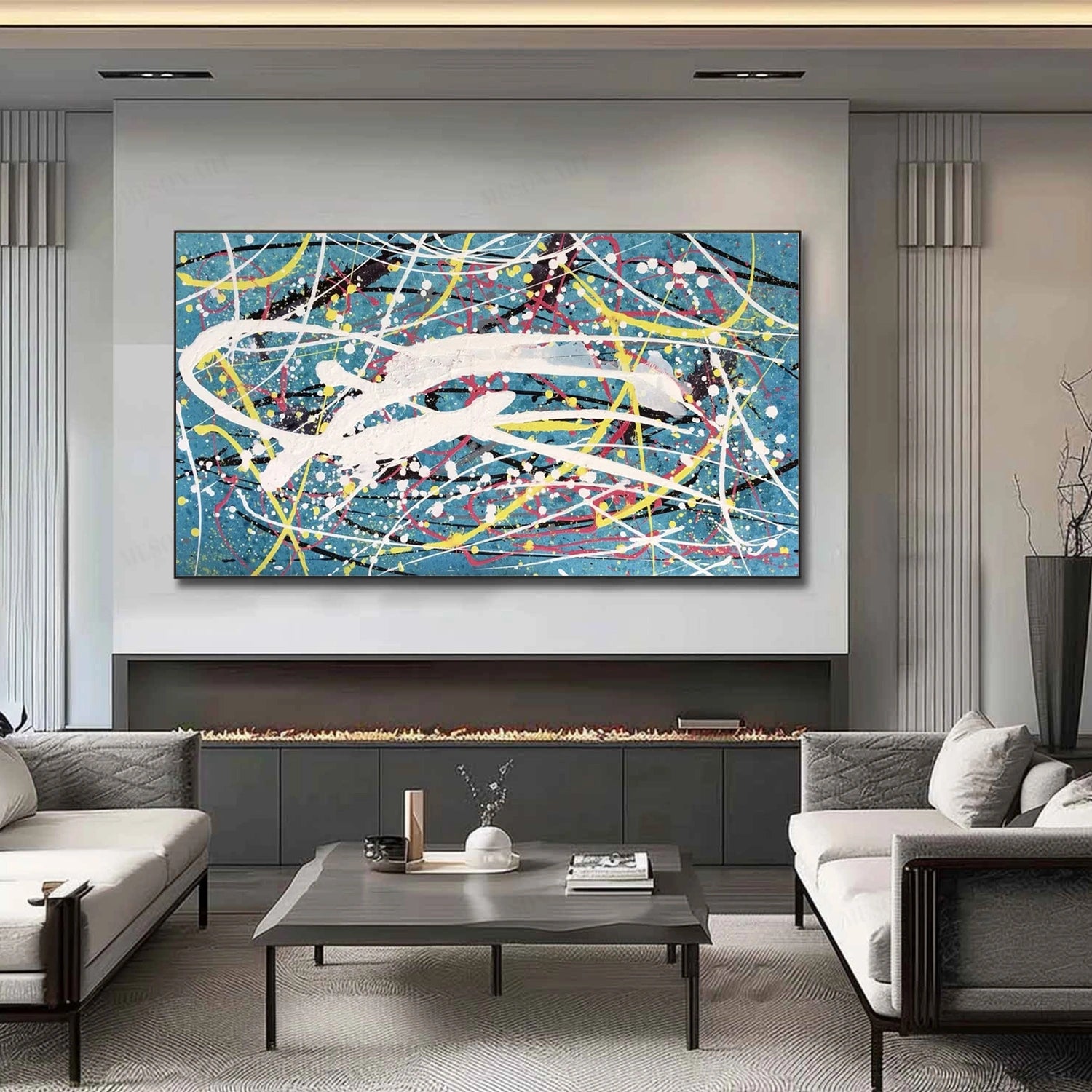 Pollock Art #JP025