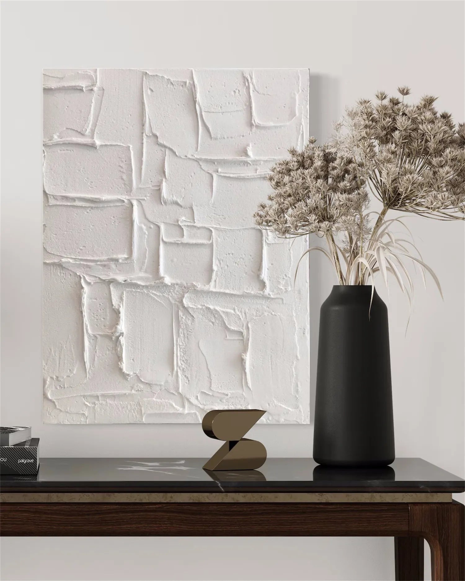 Plaster Art Minimalist Textured Painting #MM282