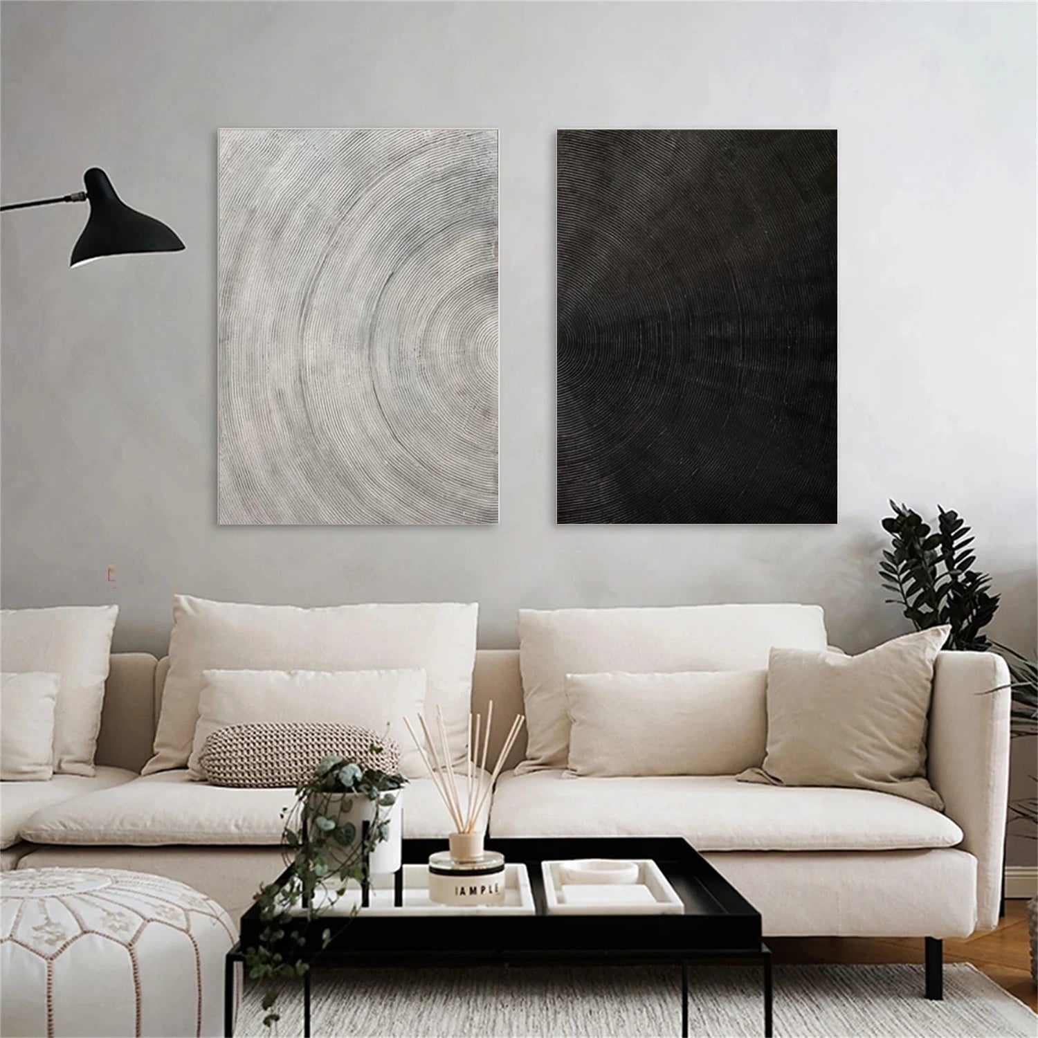 Abstract Painting Set of 2 #AB 422