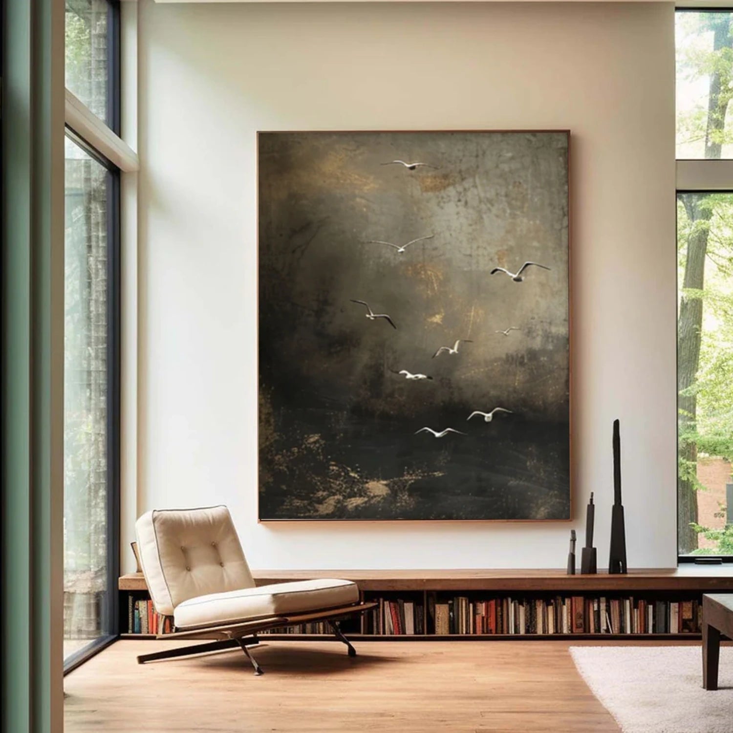 Abstract Animal Canvas Art #AP183